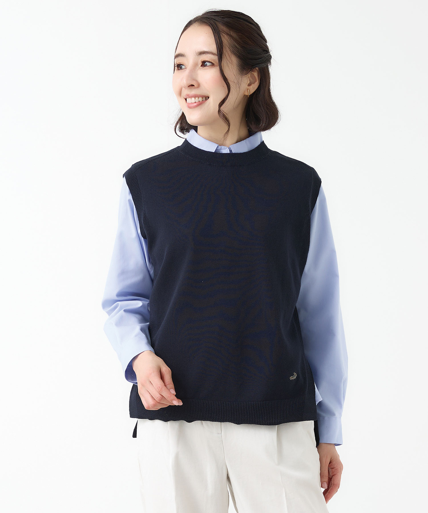 クロノス　ブラック ベスト BLACK MEN'S ITEMS