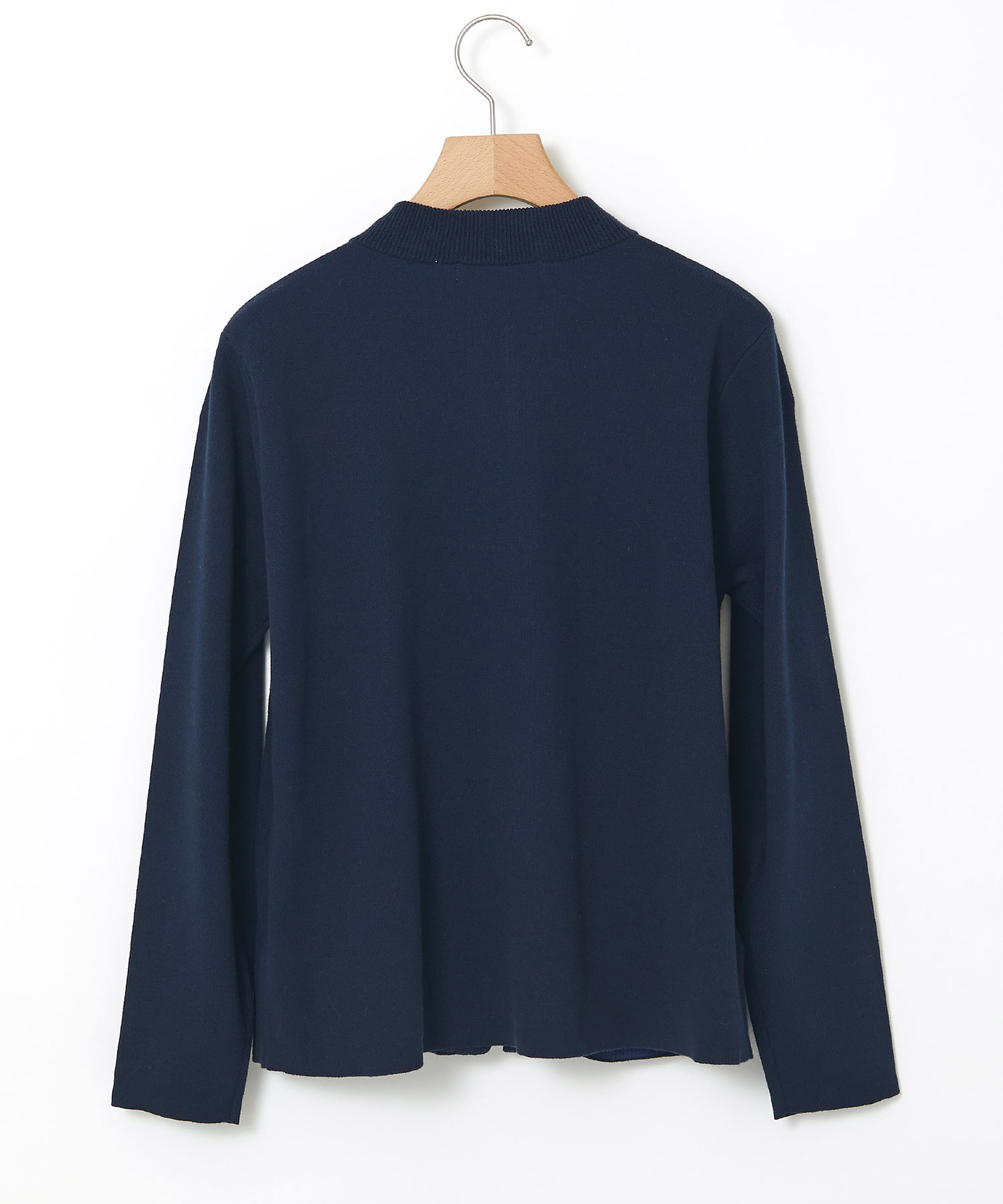 レディース ダブルニット ジップカーディガン【手洗いOK】通販 [0303