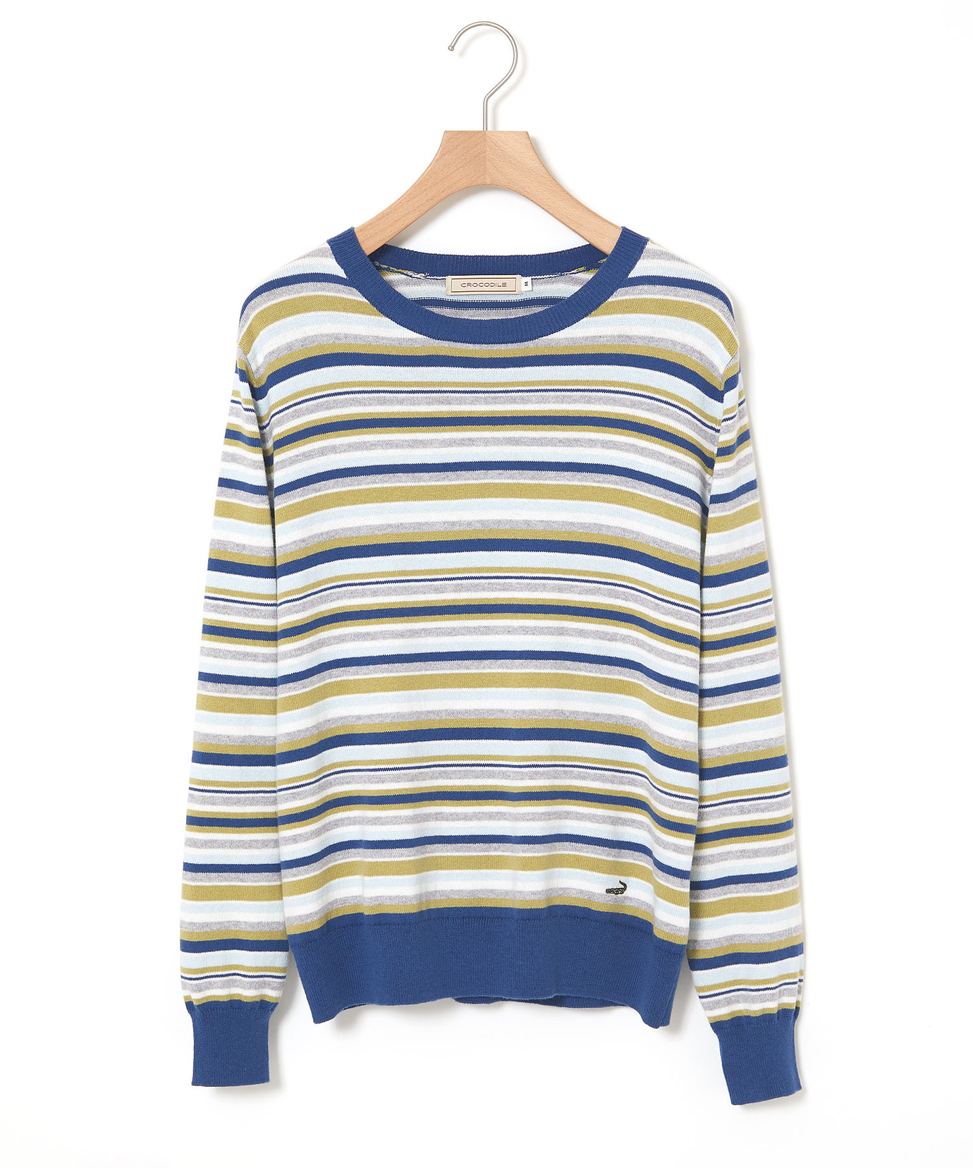 レディース カシミヤブレンド マルチボーダー ニット【手洗いOK】通販