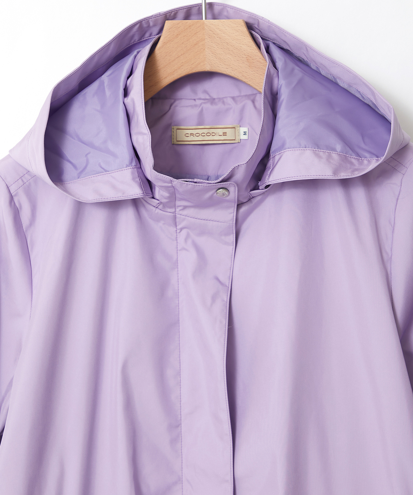 レディース ライトメモリー素材 フーデッド アウター【撥水加工】通販