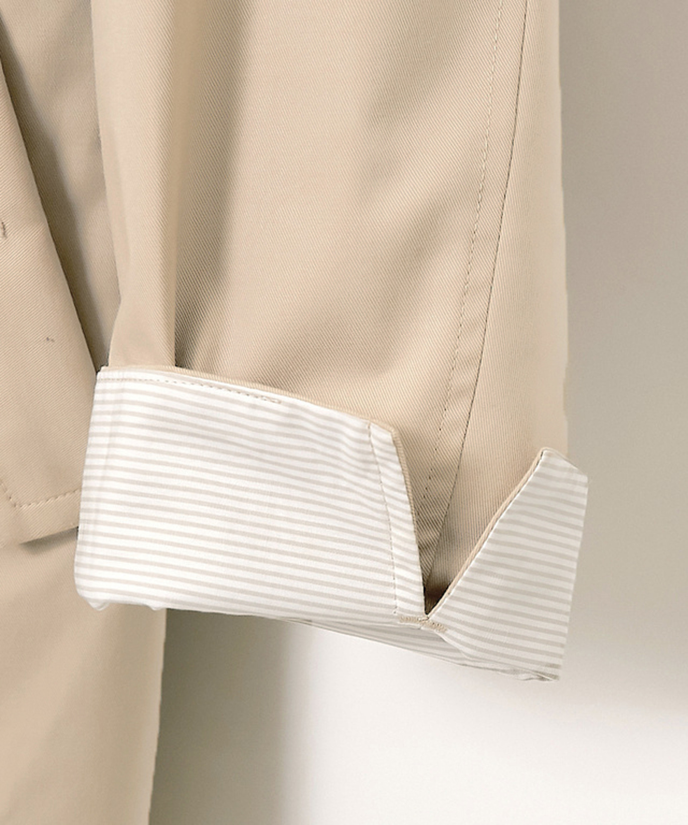 レディース コットンライク ステンカラーコート通販 [0304-45404