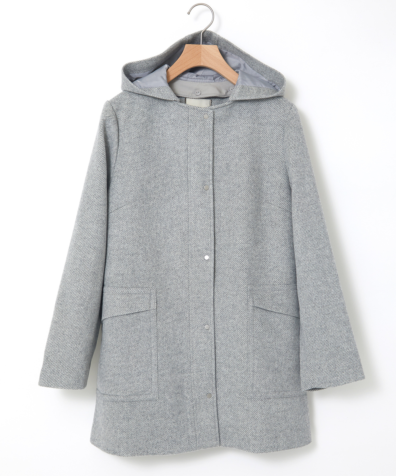 レディース ファインウール ミドル丈コート通販 [0304-47405