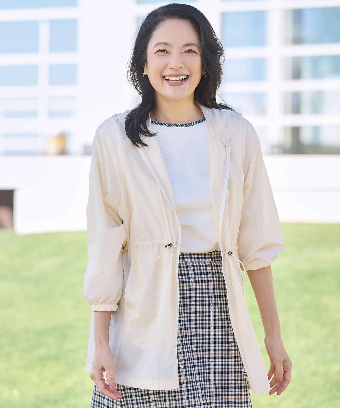 レディース ドロストデザイン ライト パーカー通販 [0304-53403