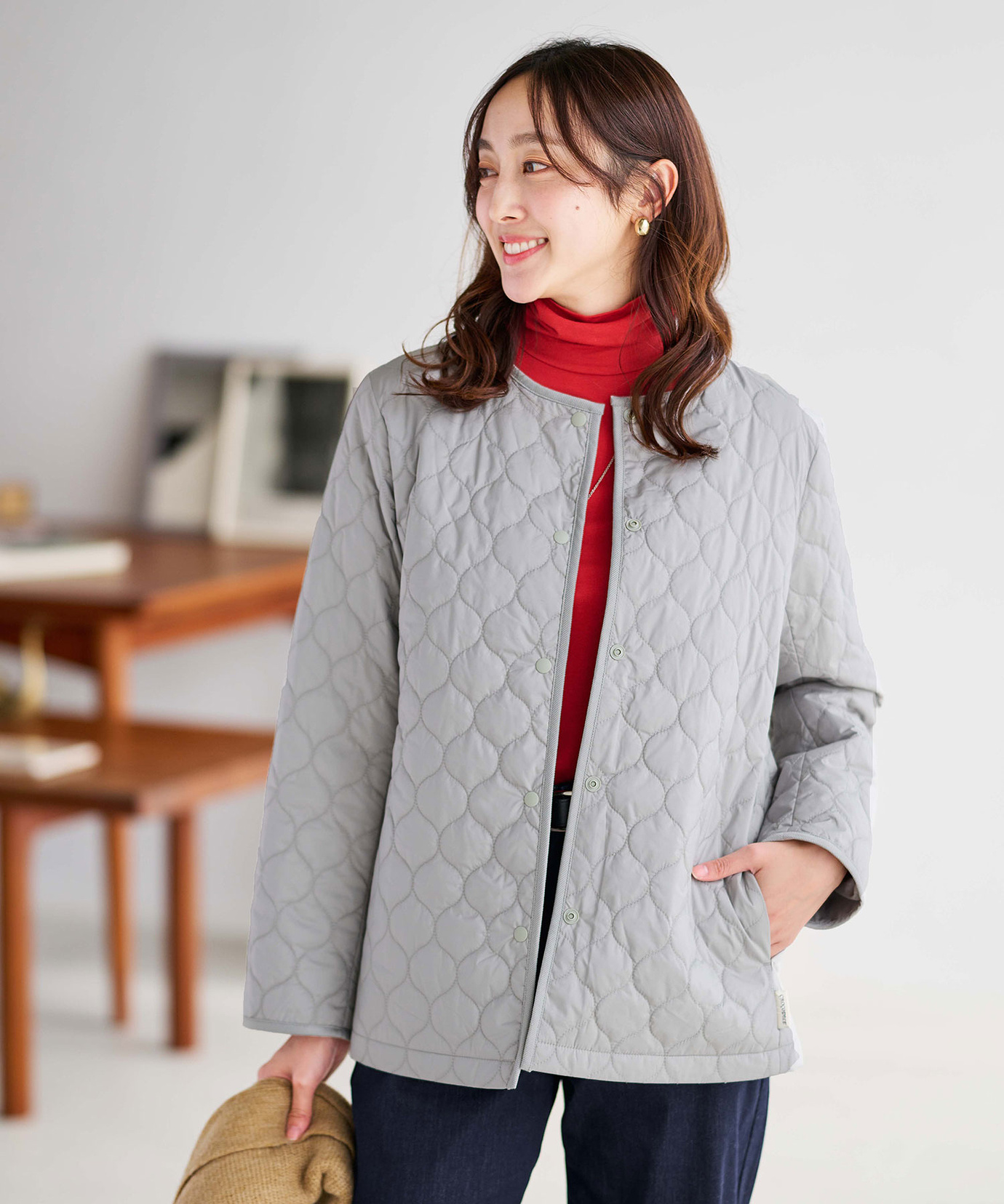 レディース 中綿 キルティング ジャケット通販 [0304-56400