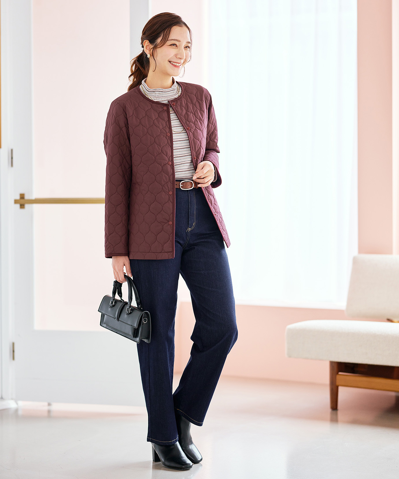 レディース 中綿 キルティング ジャケット通販 [0304-56400