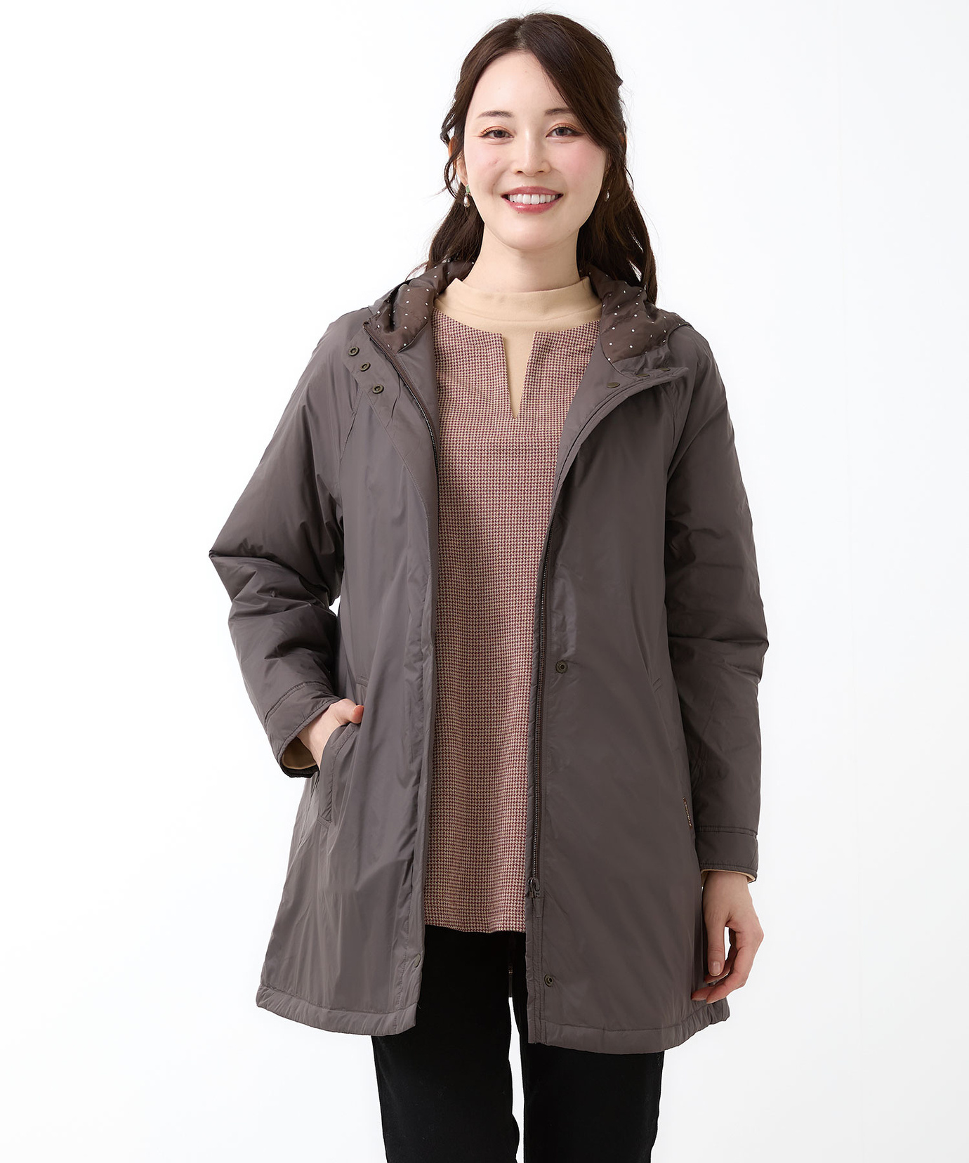 レディース 中綿 フード付き ジャケット【一部店舗限定】通販 [0304