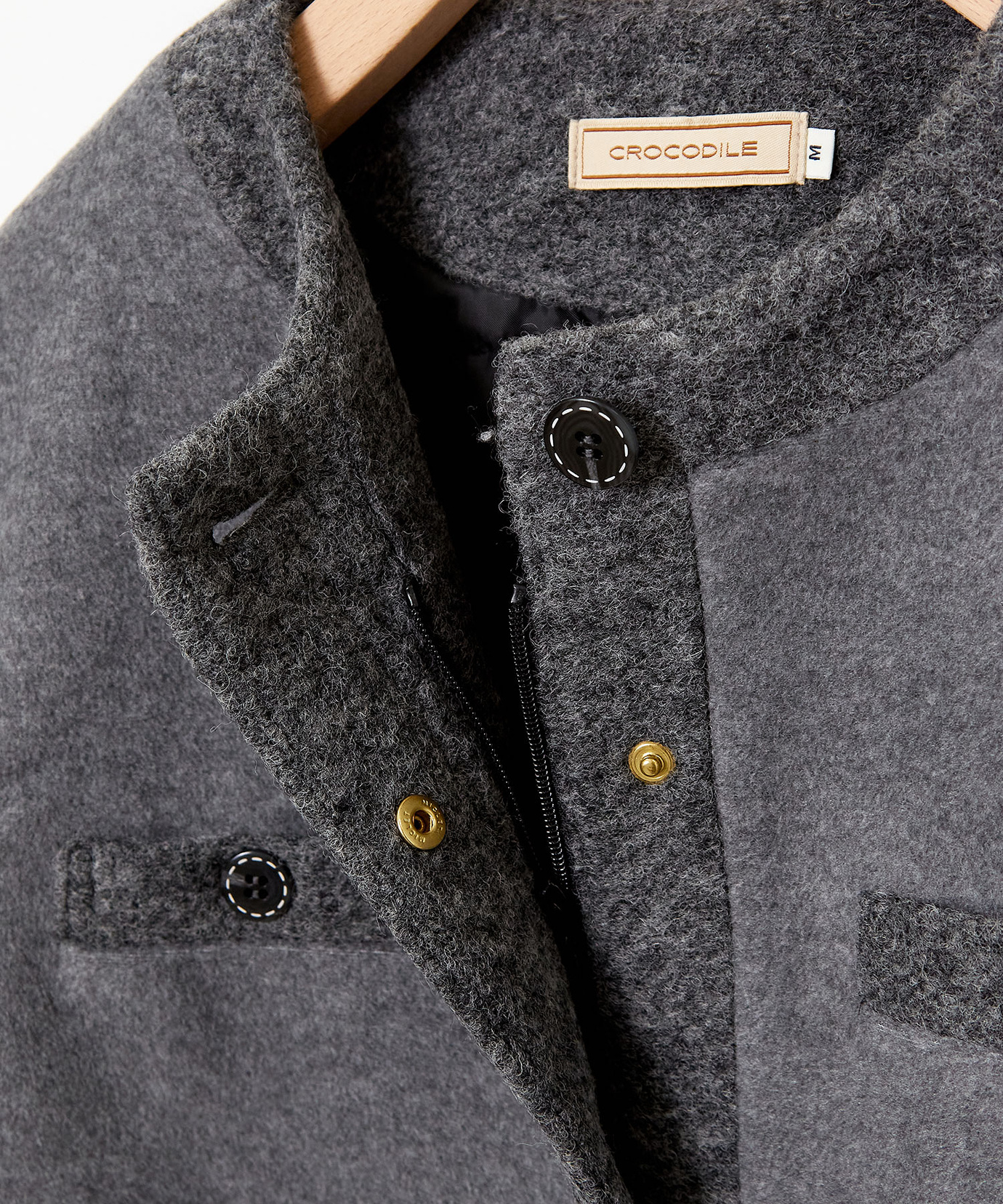 レディース 中綿 ノーカラー ジャケット通販 [0304-57404