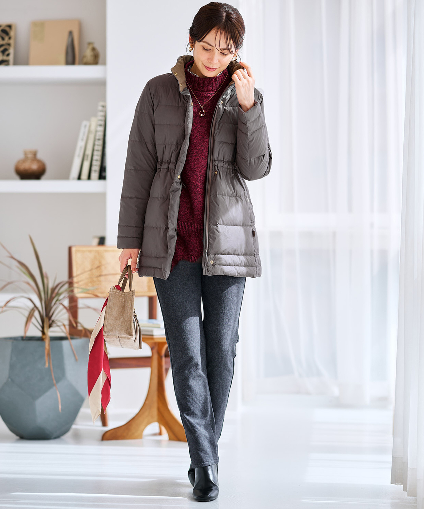 レディース ヴェール ダウンコート【撥水加工】【オンラインショップ