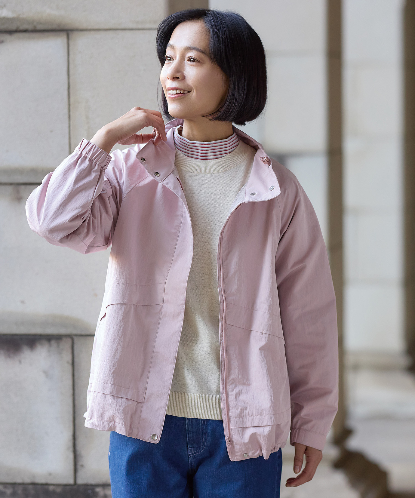 レディース スタンドカラー マウンテンパーカー通販 [0304-61402