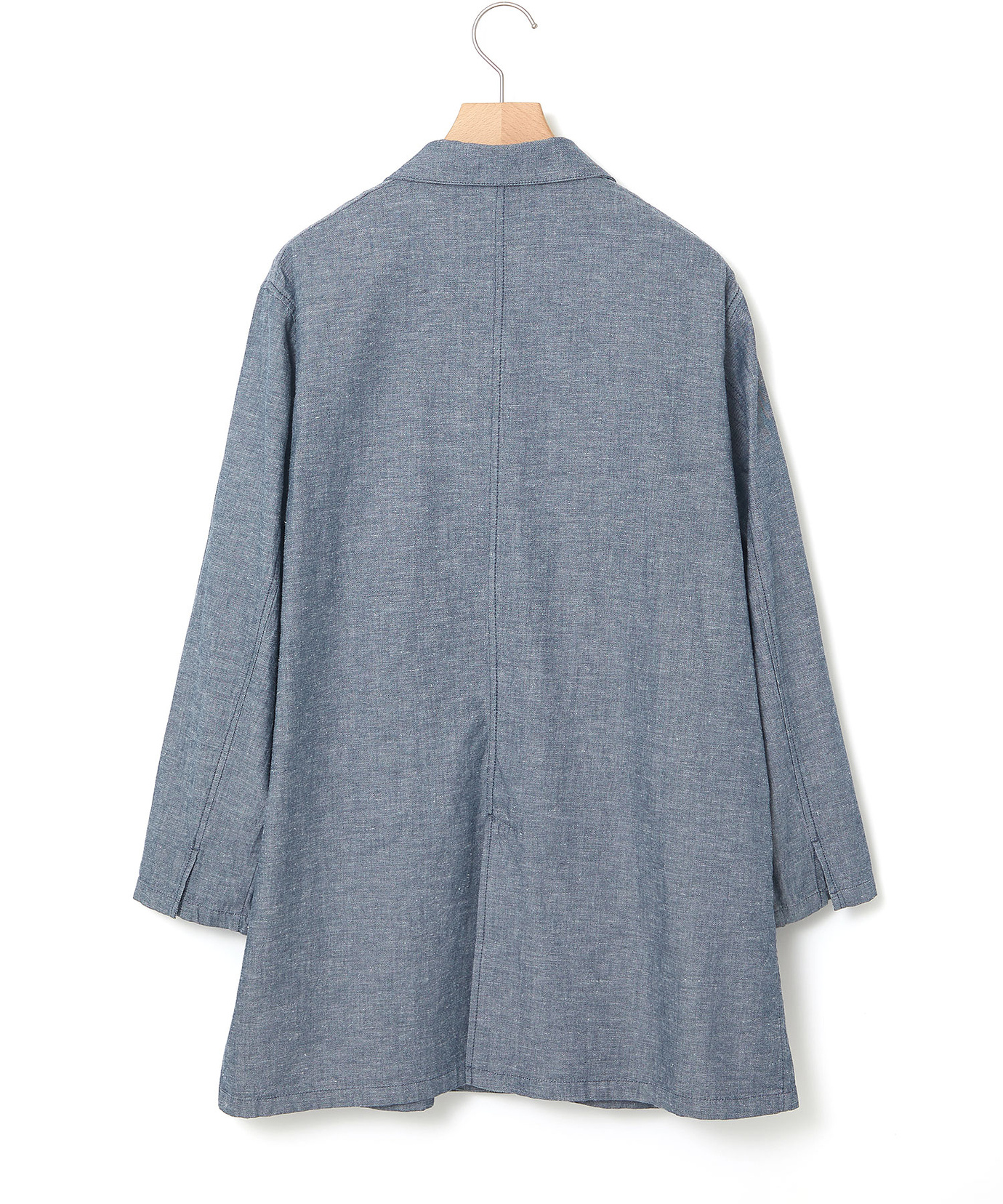 レディース リネンブレンド ロング ジャケット通販 [0304-61405