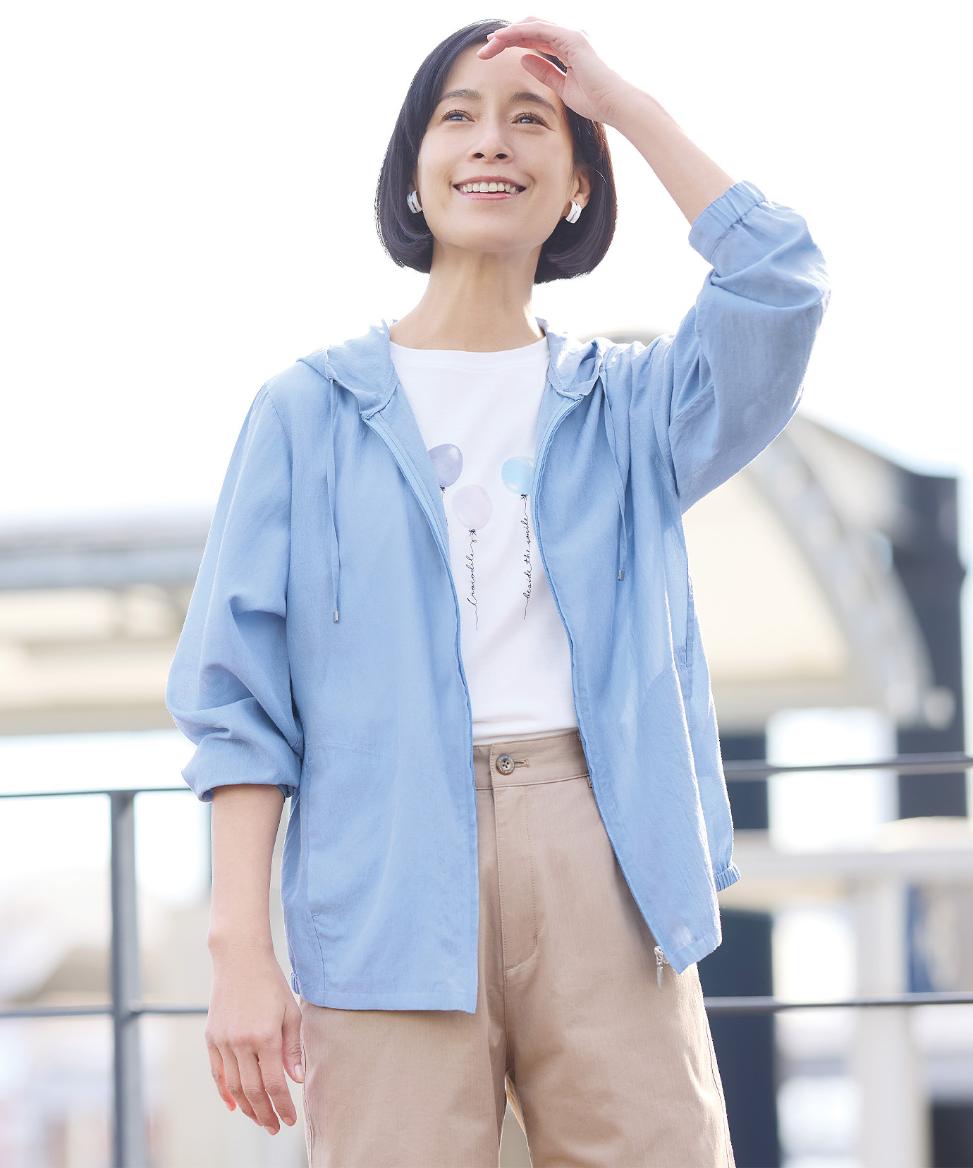 レディース シアー パーカー【UVカット】【手洗いOK】通販 [0304-63403
