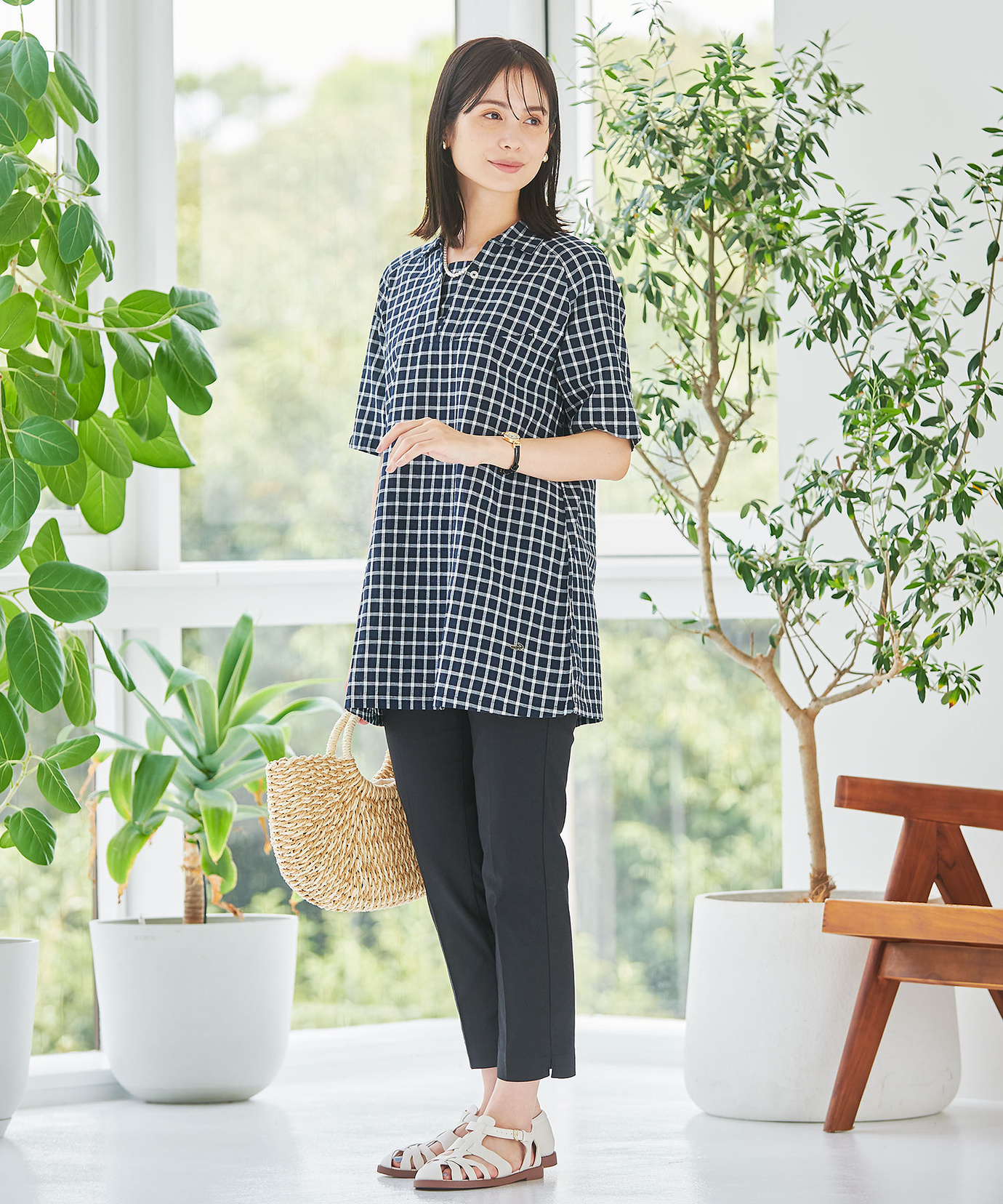 パラスパレス 先染チェック 14W コーデュロイ はんぱ丈 パンツ パラスパレス 先染チェック 14W コーデュロイ はんぱ丈 パンツ