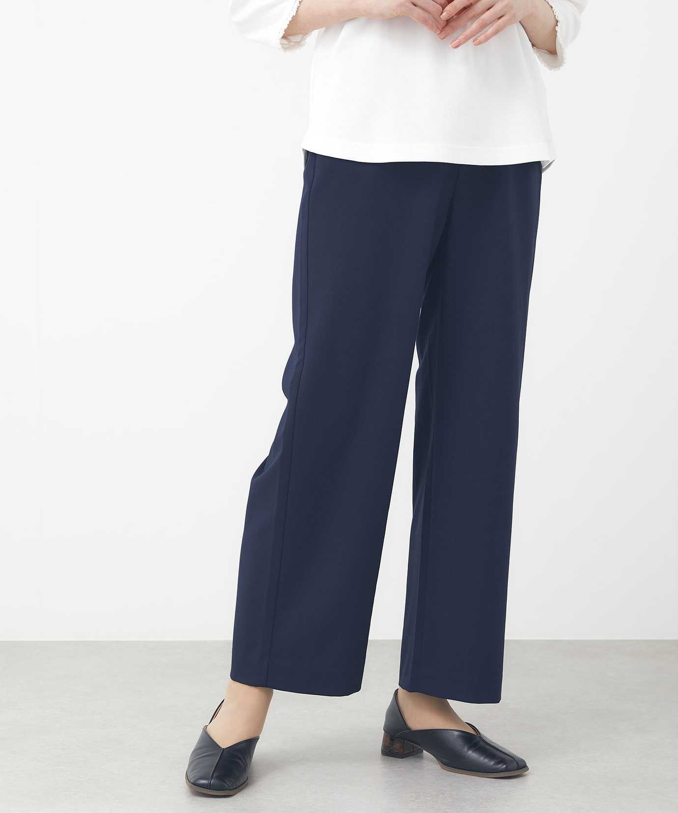 ちょろ レディース ワイドレッグ プルオンパンツ通販 [0305-51504