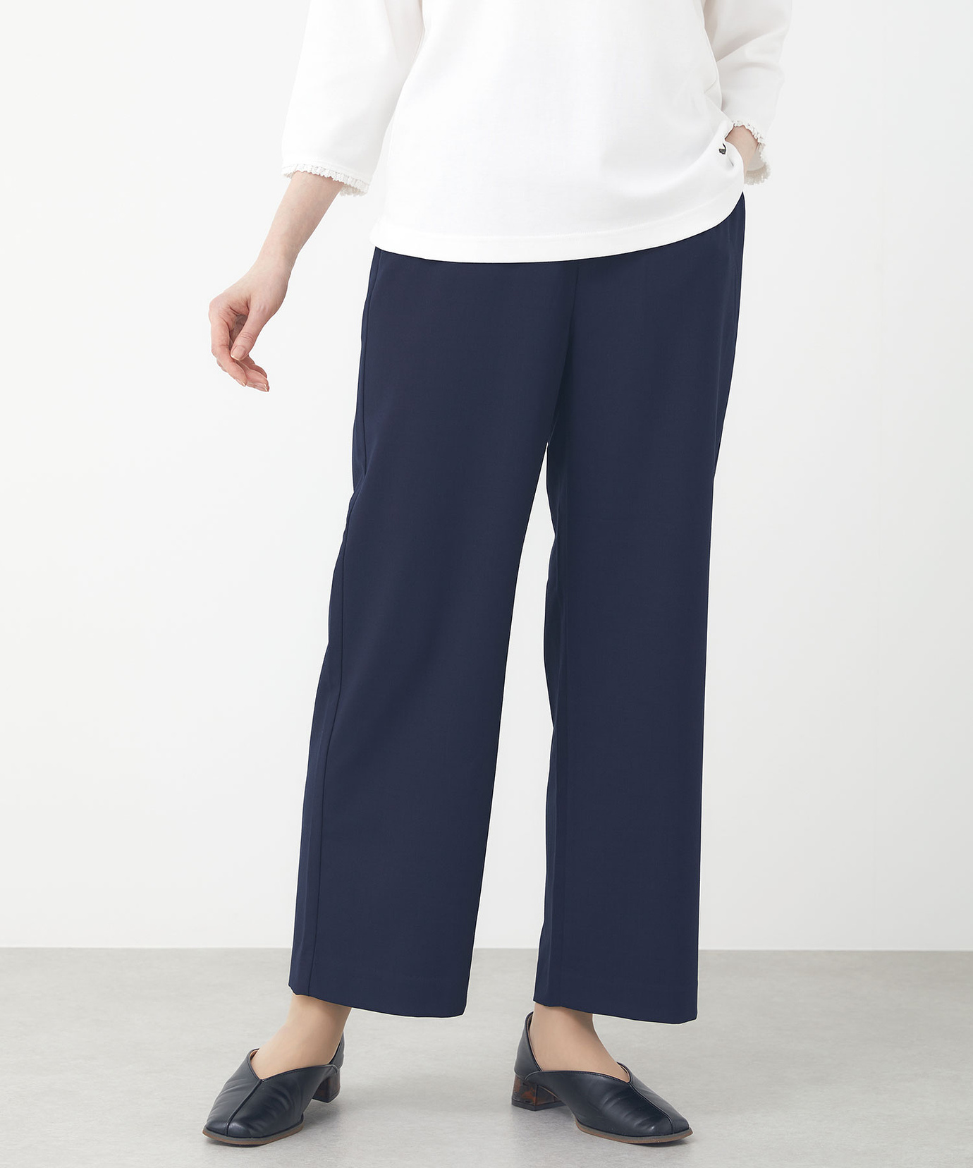 レディース ワイドレッグ プルオンパンツ通販 [0305-51504