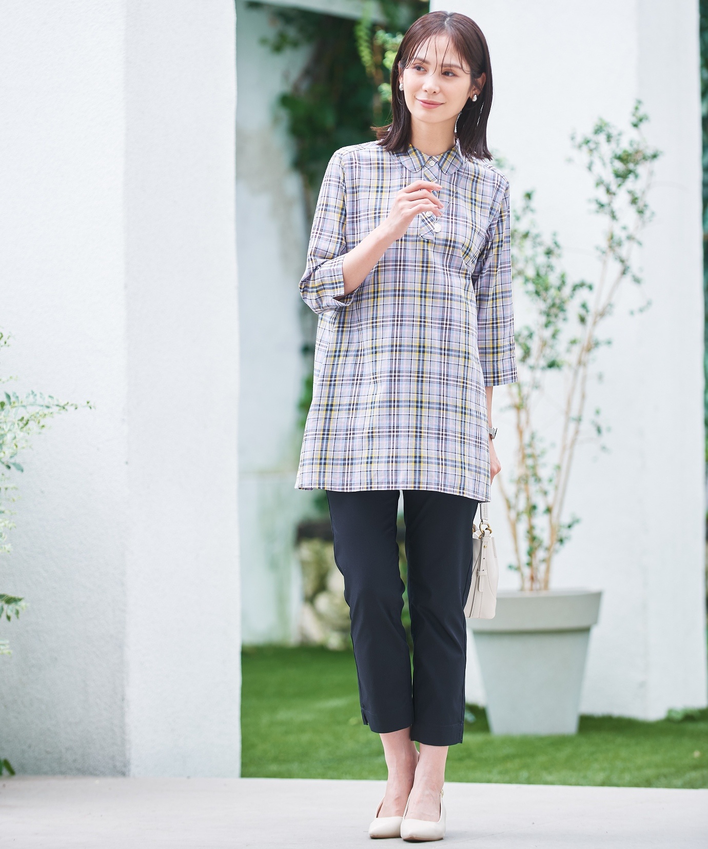 レディース クロップド丈 テーパード パンツ【吸汗速乾】通販 [0305