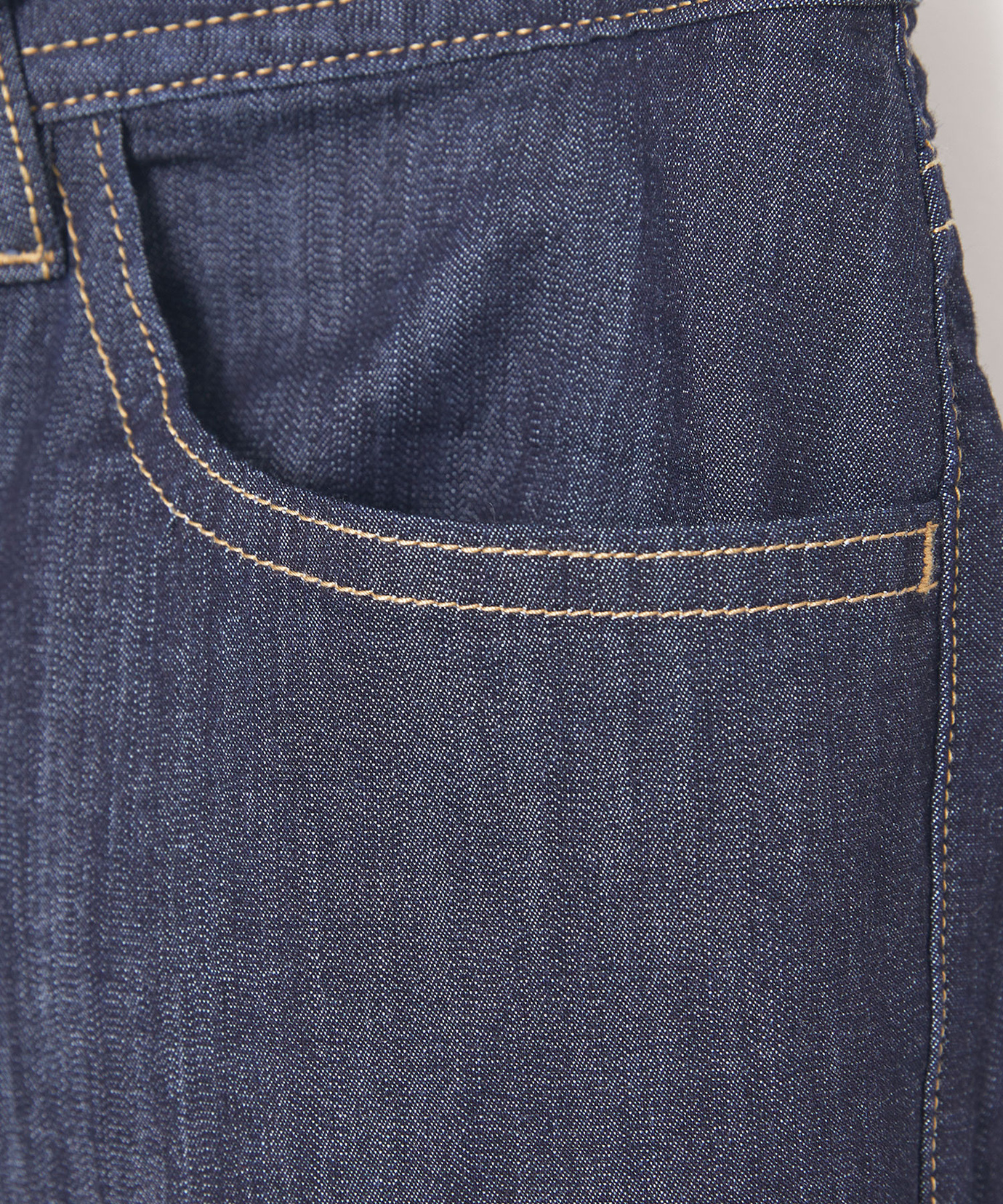 Sランク ADEAM デニムクロップドパンツ 0 インディゴ コットンBLEND  