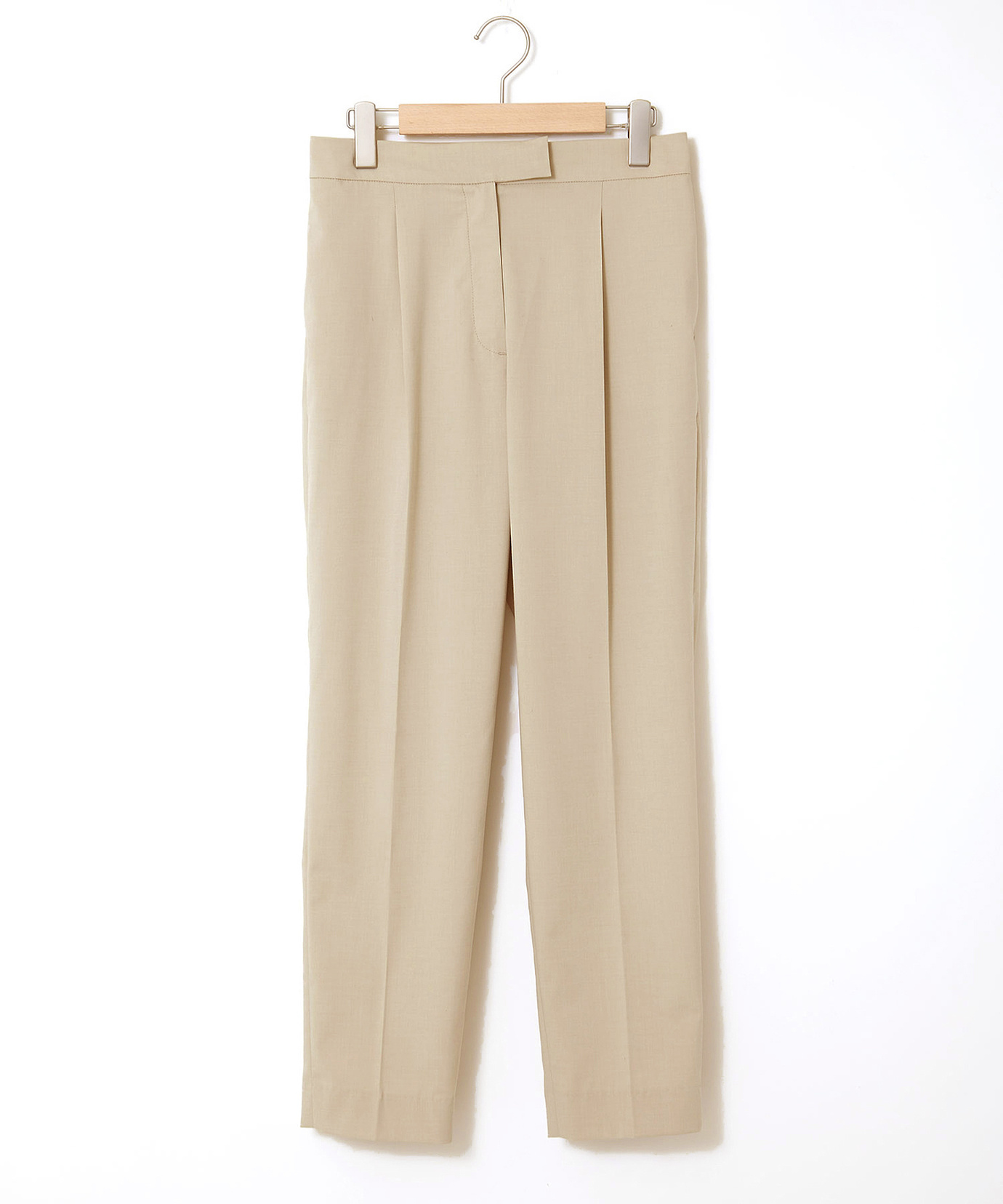 クシタニ　ストレッチパンツ　ベージュ レディース センタープレス ストレッチ パンツ通販 [0305-53506
