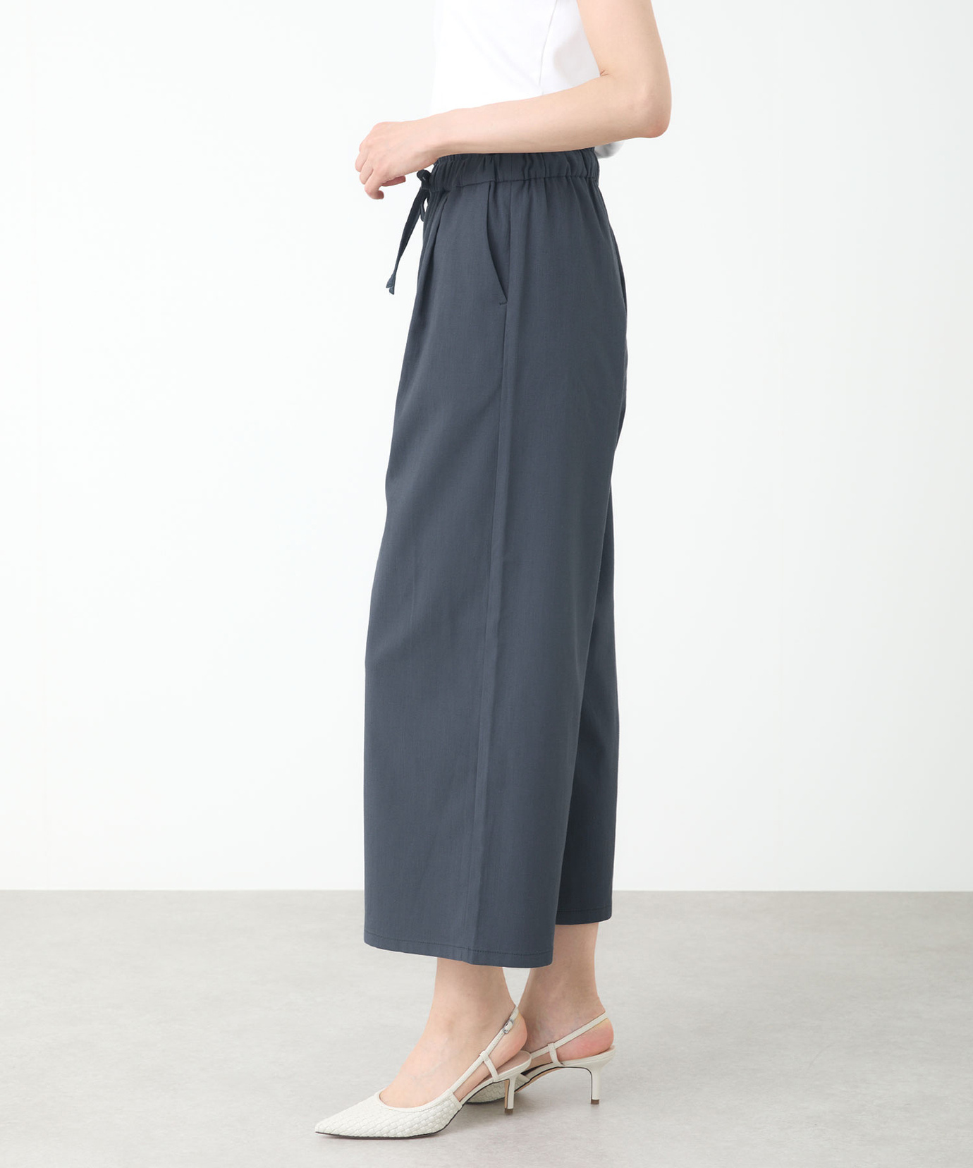 レディース リネンブレンド イージー パンツ通販 [0305-53507