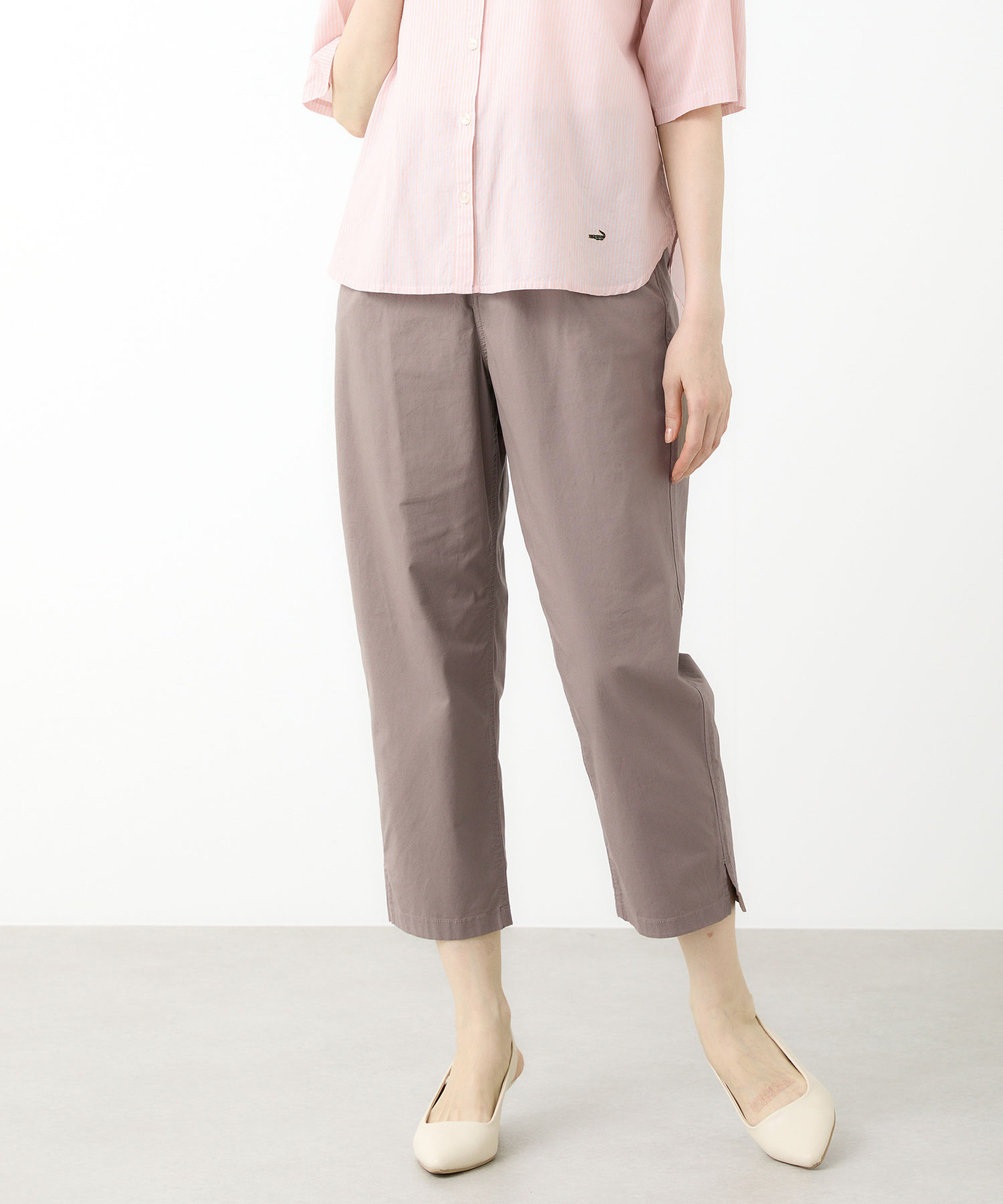 レディース ストレッチ 八分丈 パンツ通販 [0305-54501