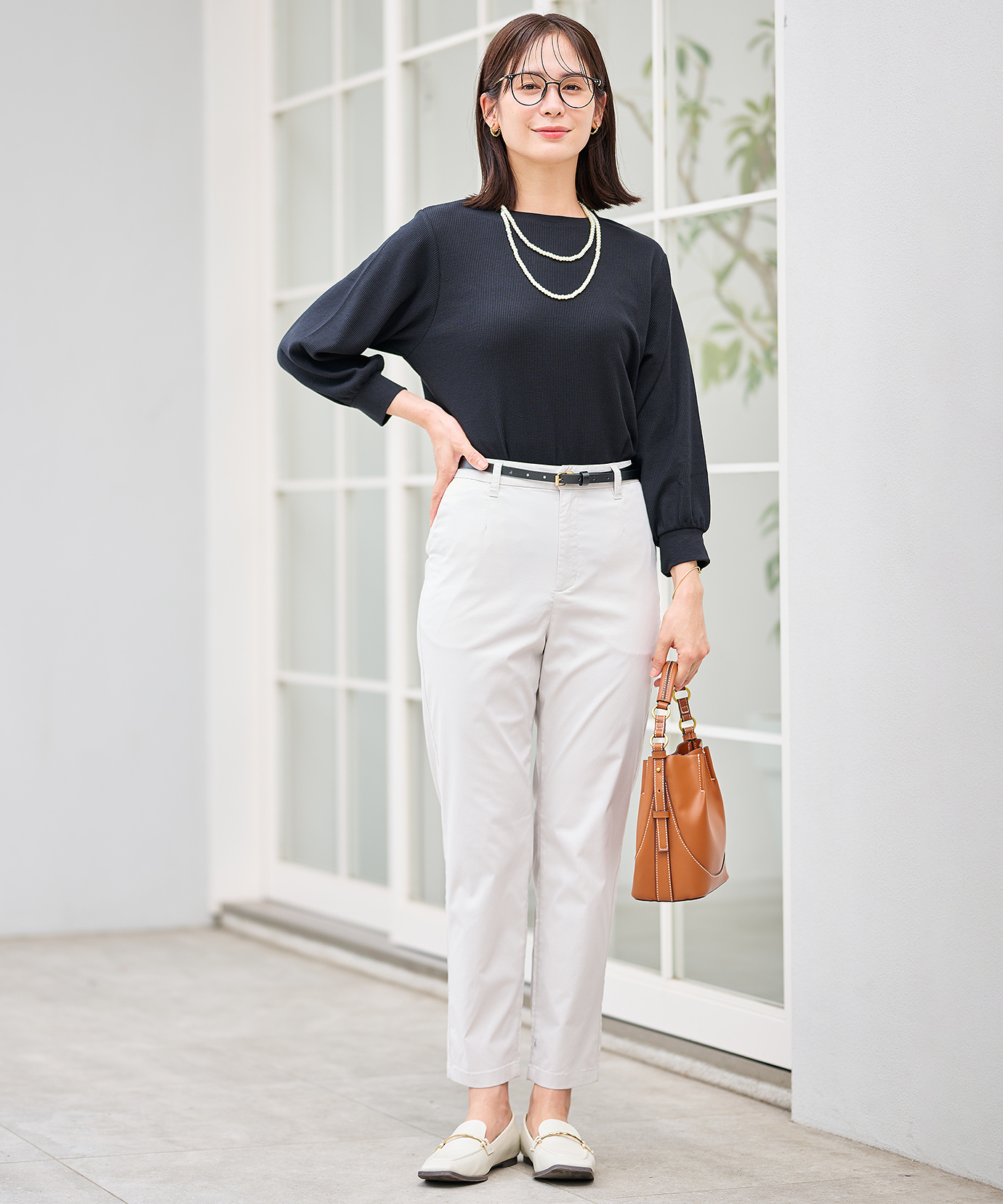 レディース ストレッチ テーパード パンツ通販 [0305-55500