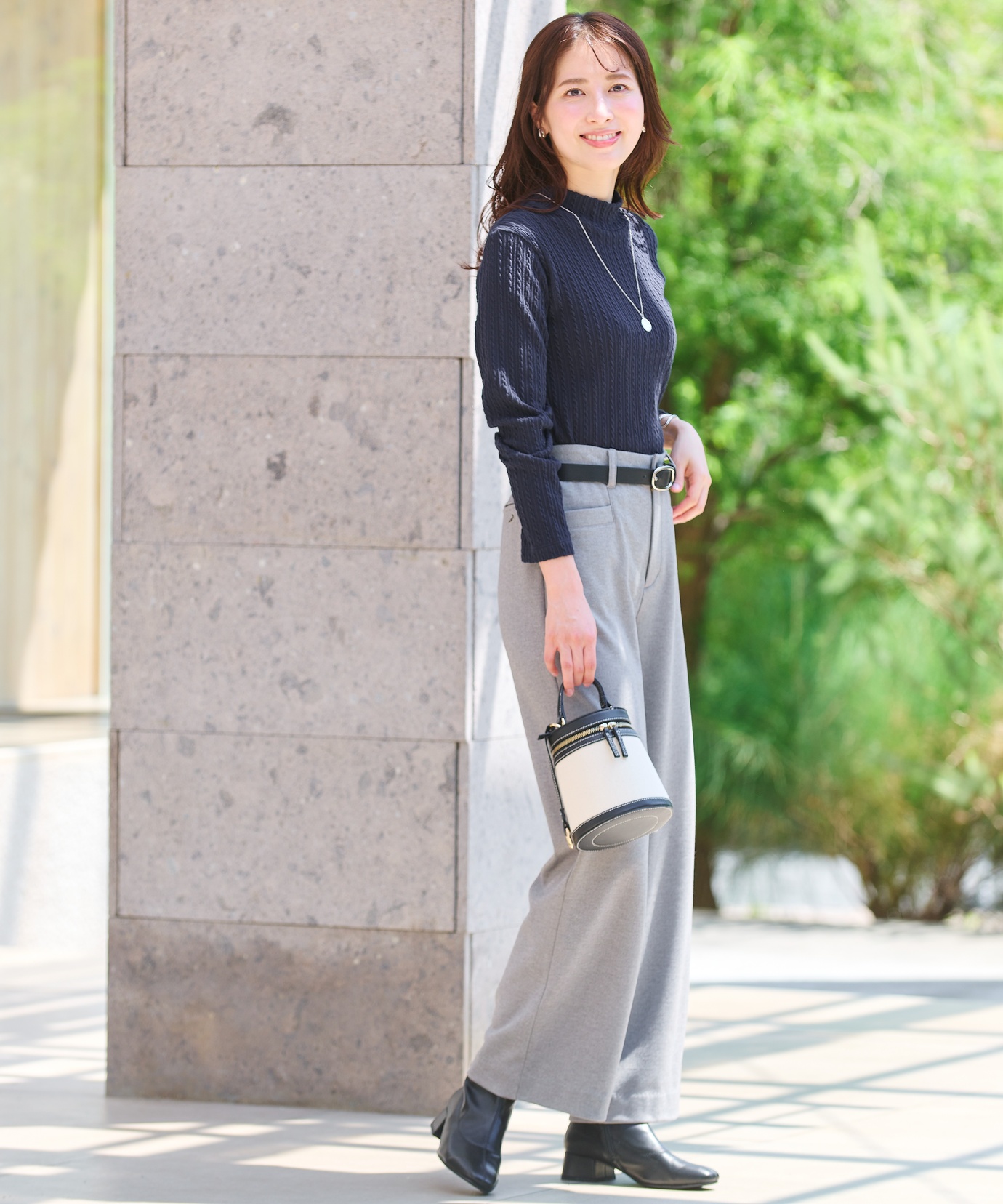 レディース 裏起毛 ワイド パンツ通販 [0305-55512] - クロコダイル