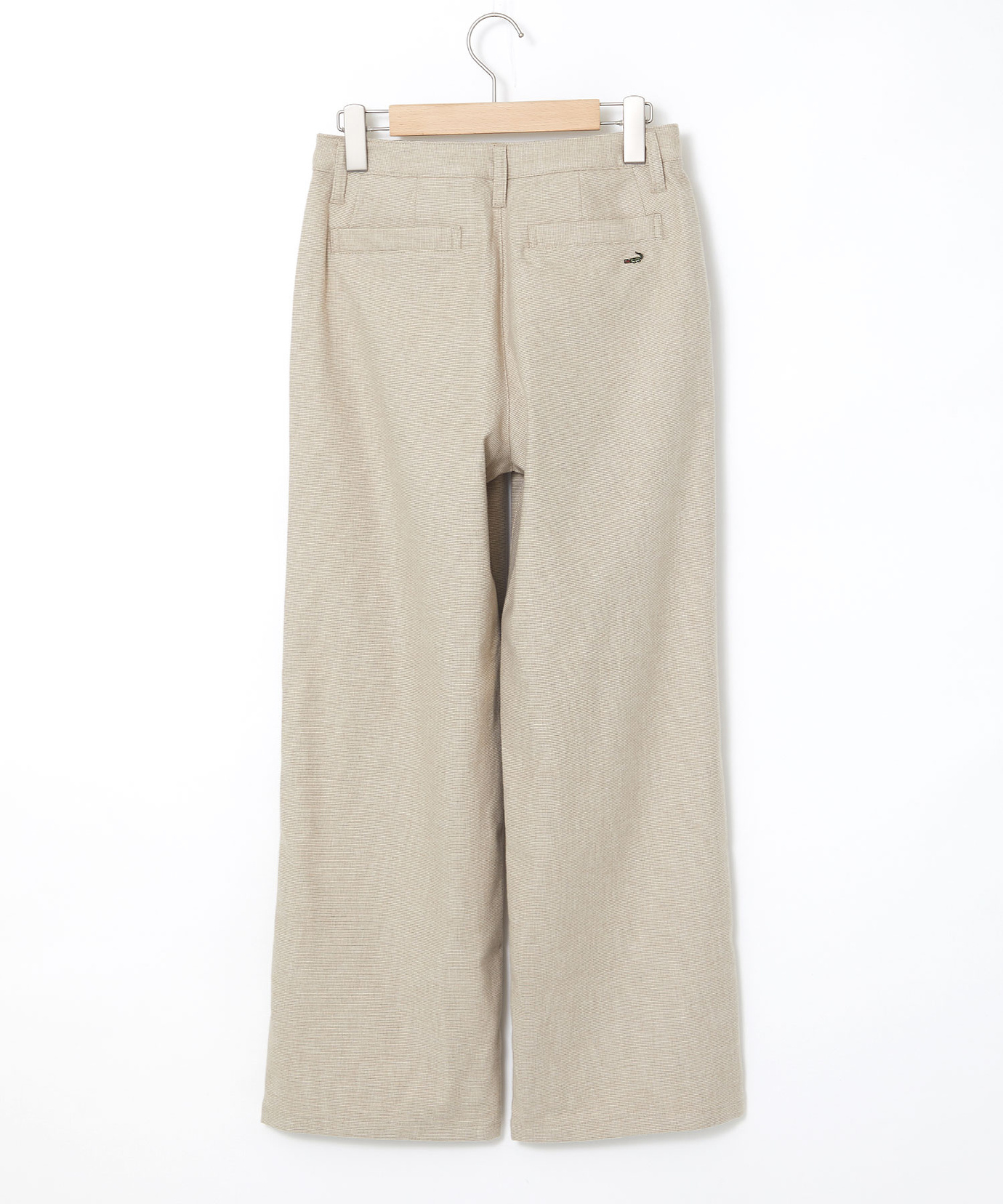 レディース ピケ ストレッチ ワイドパンツ通販 [0305-58501