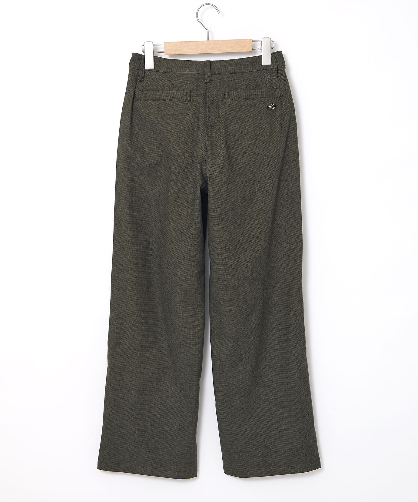 レディース ピケ ストレッチ ワイドパンツ通販 [0305-58501