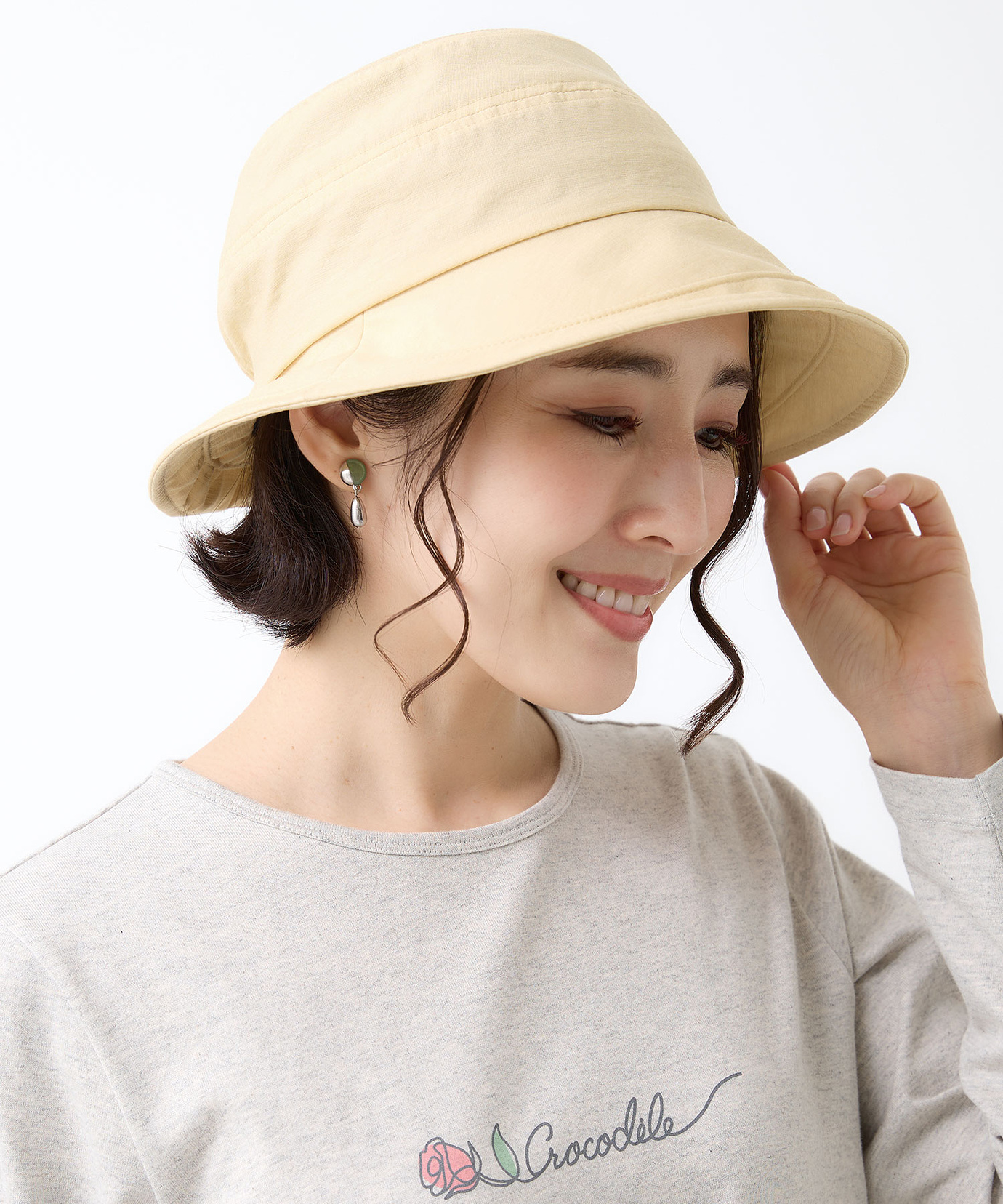 レディース 4WAY ハット【UV加工】【手洗いOK】通販 [0310-63000