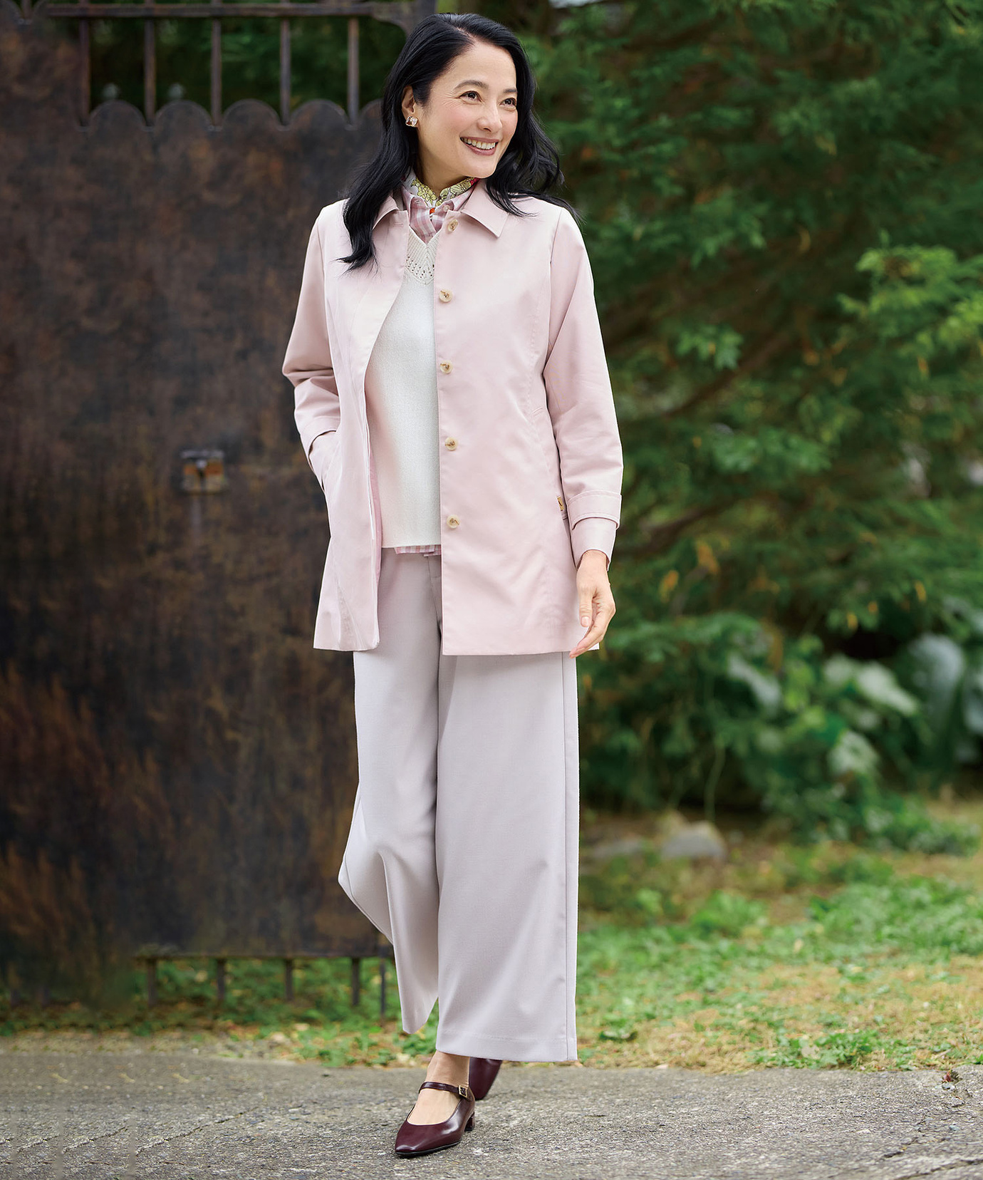 レディース フラワープリント デザイン スカーフ通販 [0319-51900