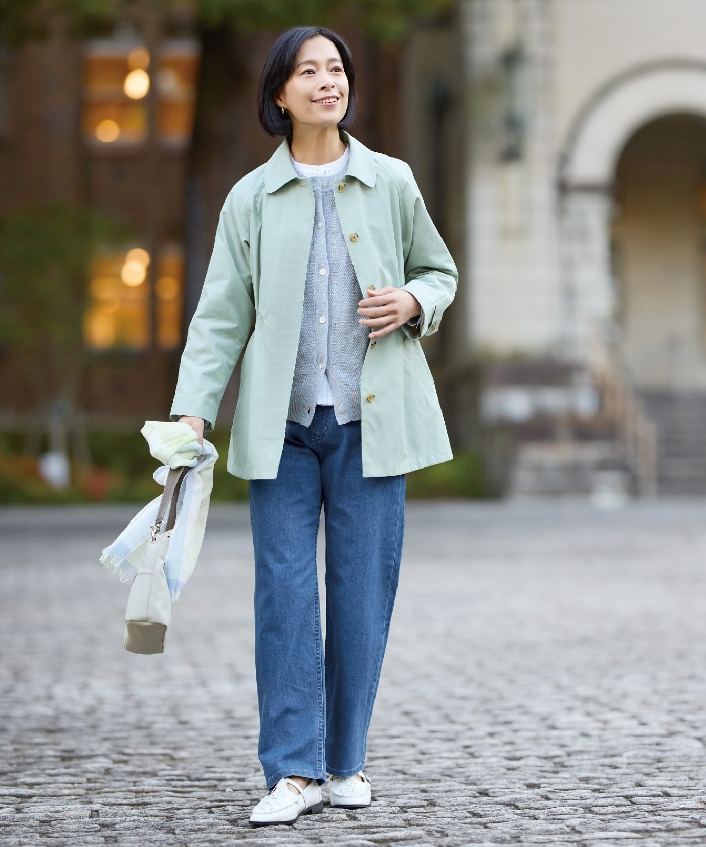 レディース 先染め チェック ストール通販 [0319-61900