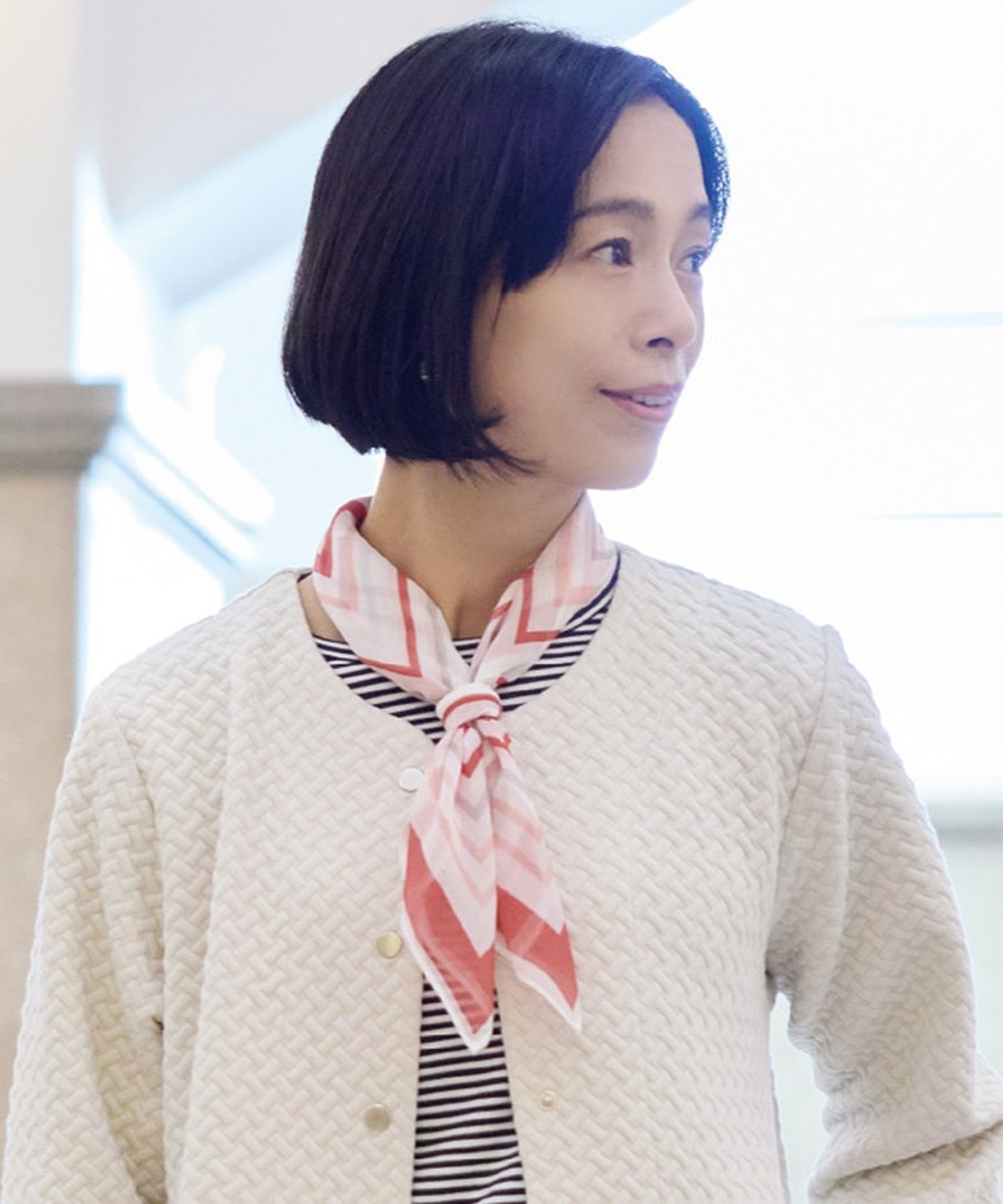 レディース スクエア柄 シアー スカーフ通販 [0319-61901