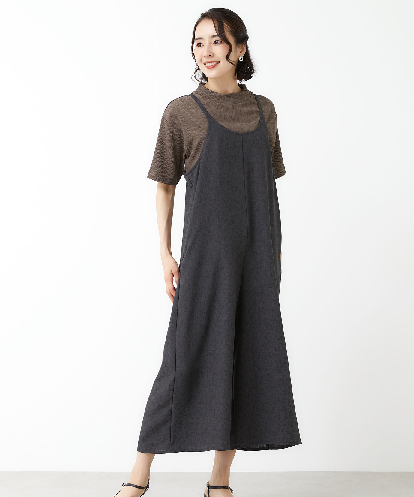 レディース バックリボン デザイン サロペット通販 [0321-53700