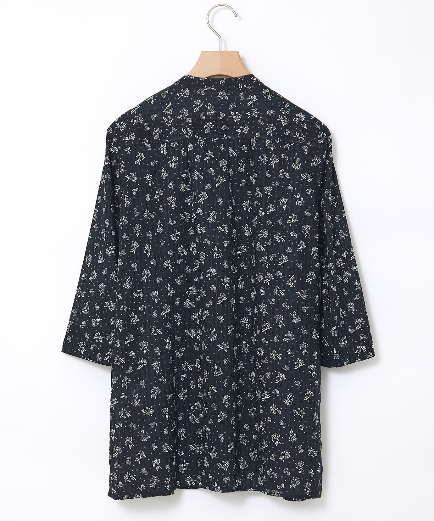 レディース 花柄プリント 七分袖 チュニック通販 [0321-54700