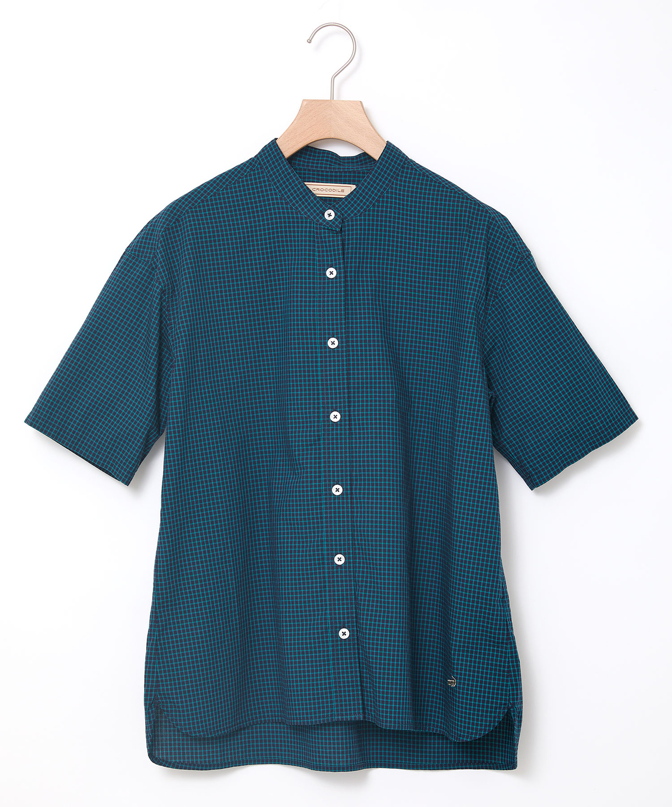 レディース コットン チェック柄 チュニック【一部店舗限定】通販