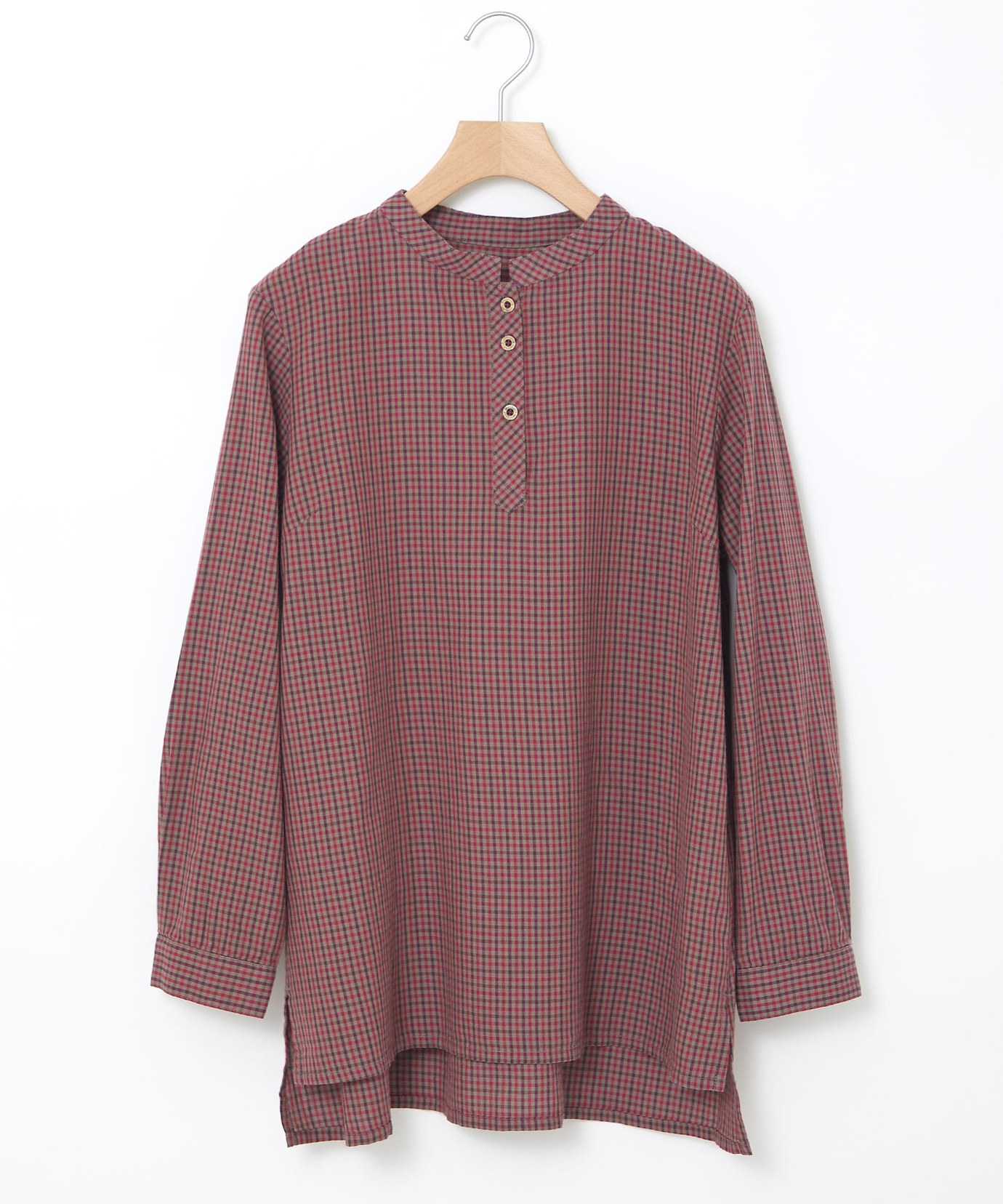 レディース マルチギンガム チュニック通販 [0321-55705