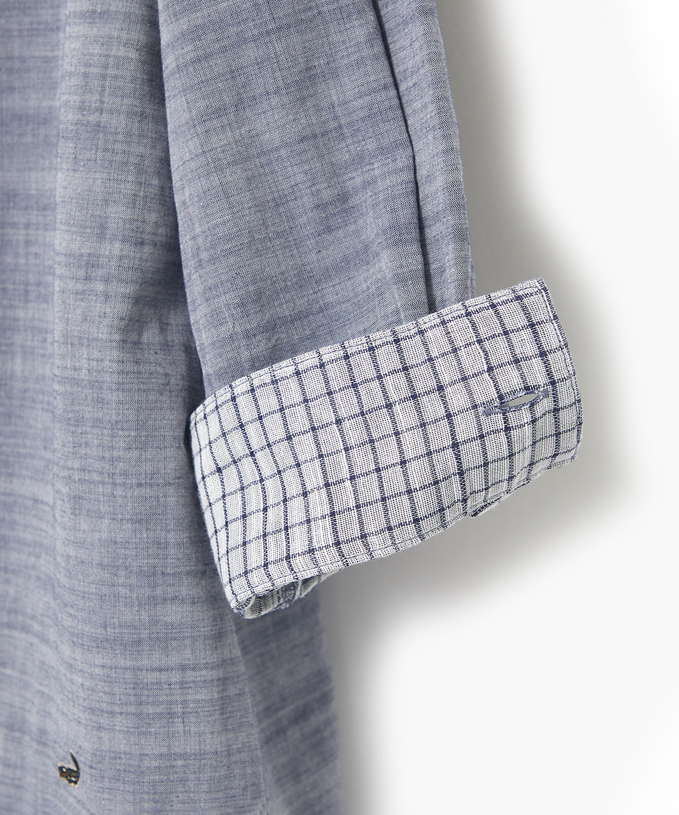 レディース ダブルガーゼ バンドカラー チュニック通販 [0321-61701