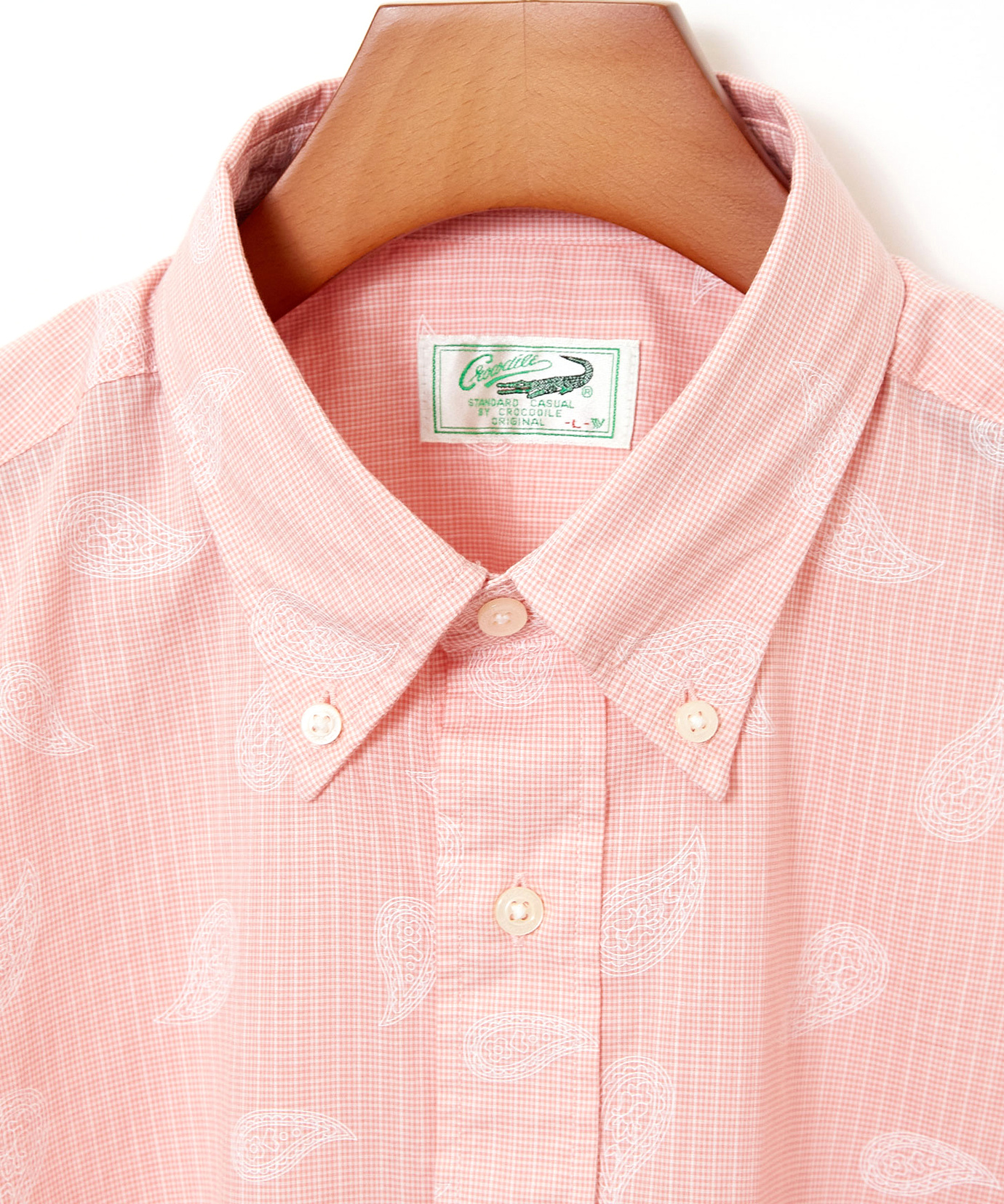 メンズ スノーコットン ペイズリー柄 7分袖シャツ【接触冷感】 通販