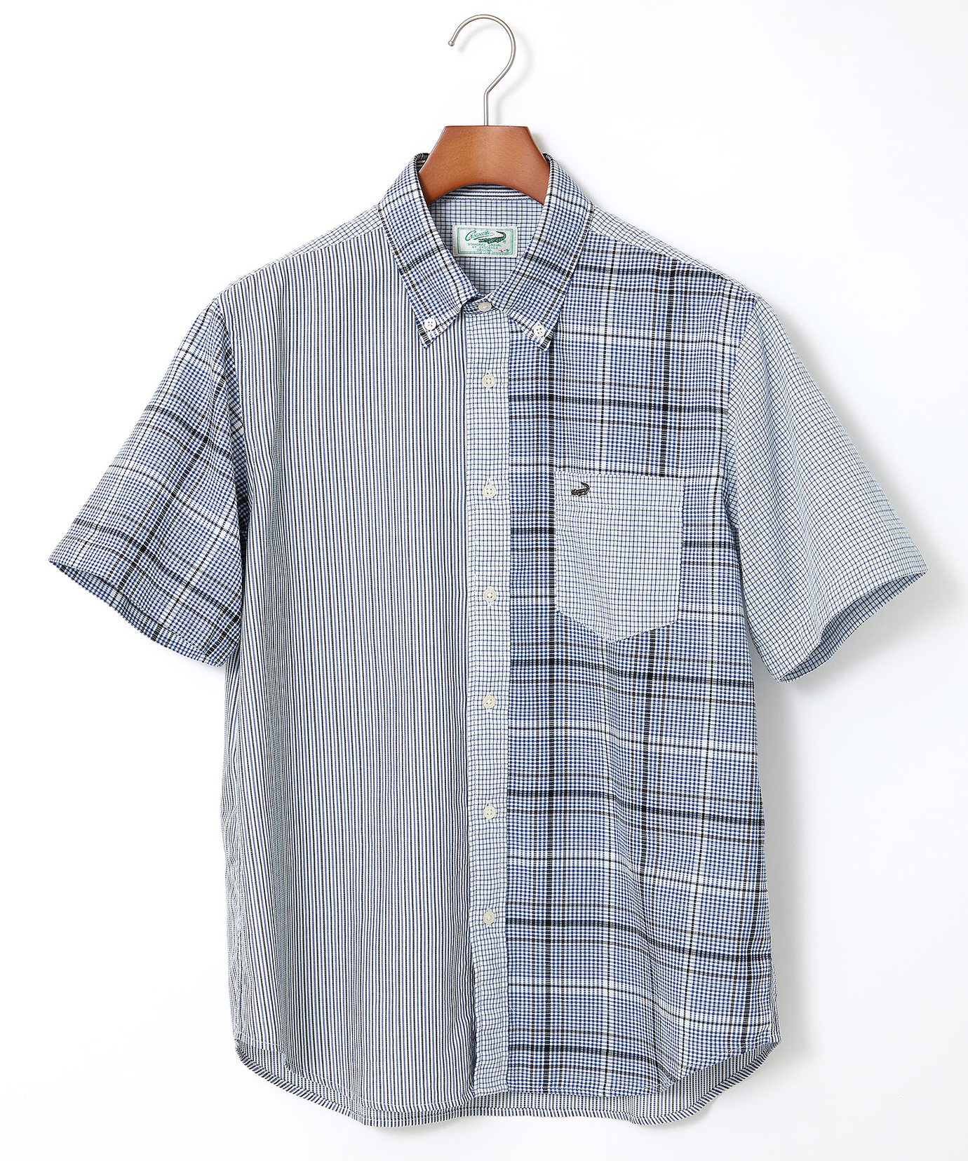 メンズ パナマ織 クレイジーパターン シャツ【吸汗速乾】通販 [1001