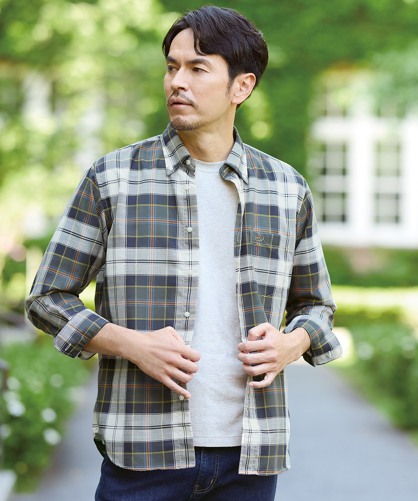 ブラックホワイトチェック柄ジャケット Ressaca（レサーカ） コート ジャケット オーバーサイズチェック柄