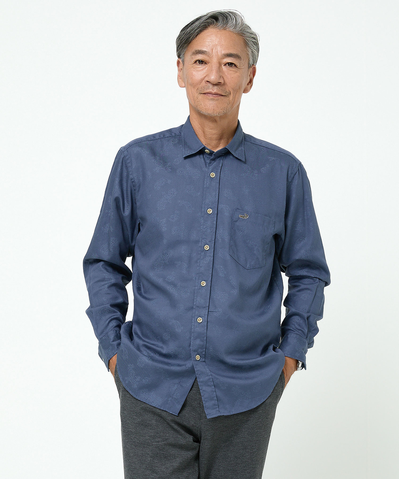 メンズ ペイズリー柄 シャツ通販 [1001-55112] - クロコダイル