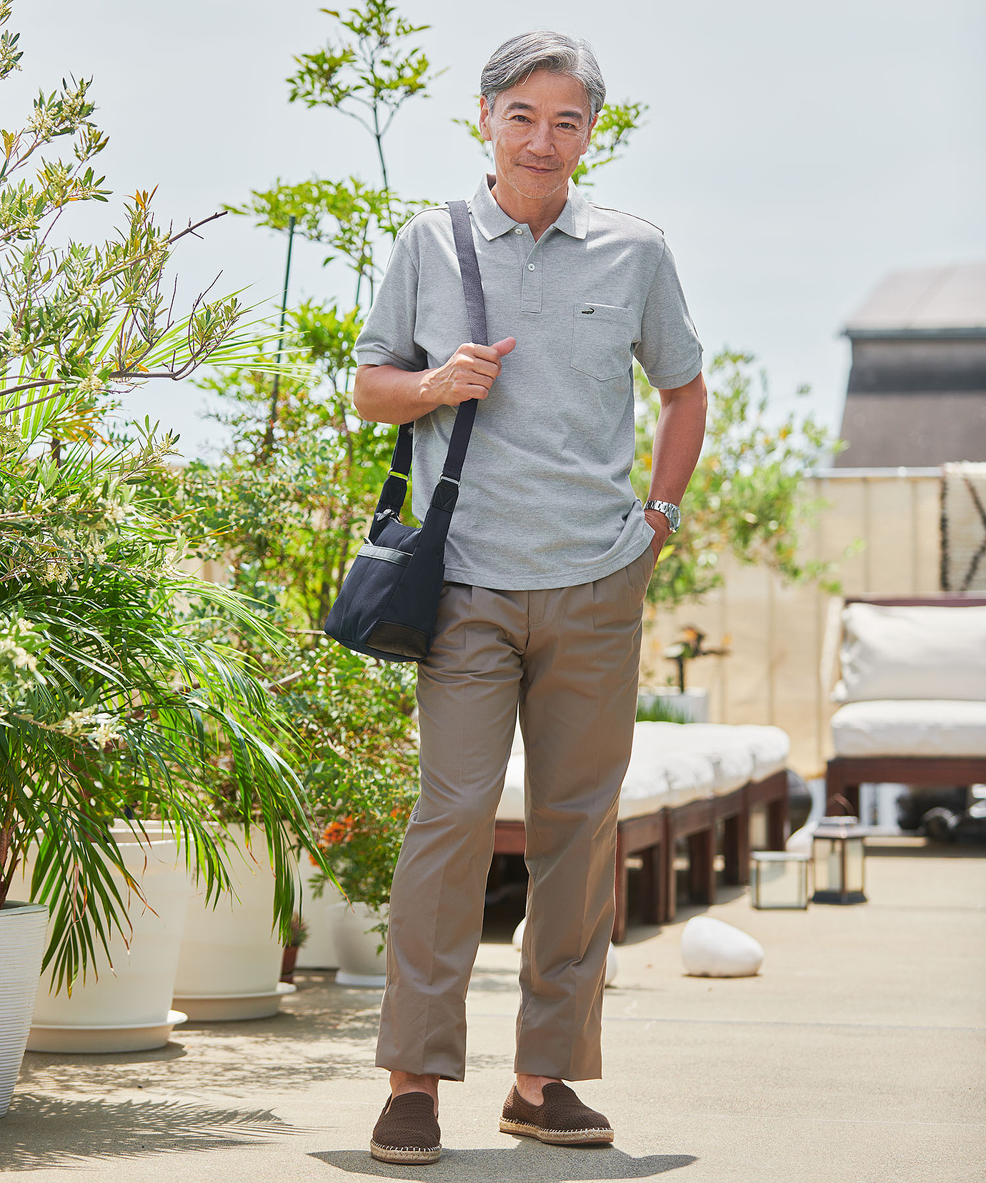 メンズ 【ベストセラー】ワンポイント半袖ポロシャツ【抗菌】通販