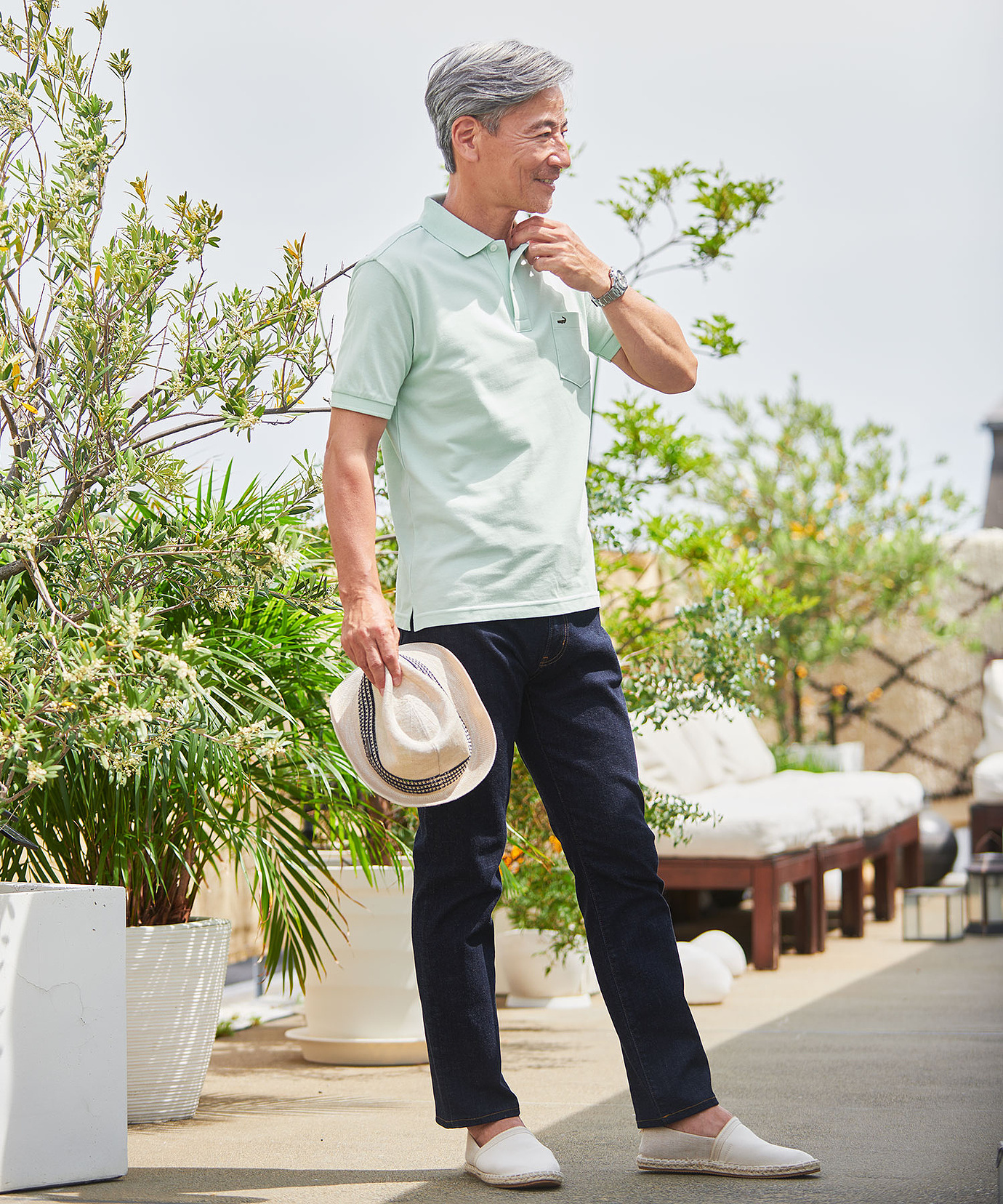 メンズ 【ベストセラー】ワンポイント半袖ポロシャツ【抗菌】通販