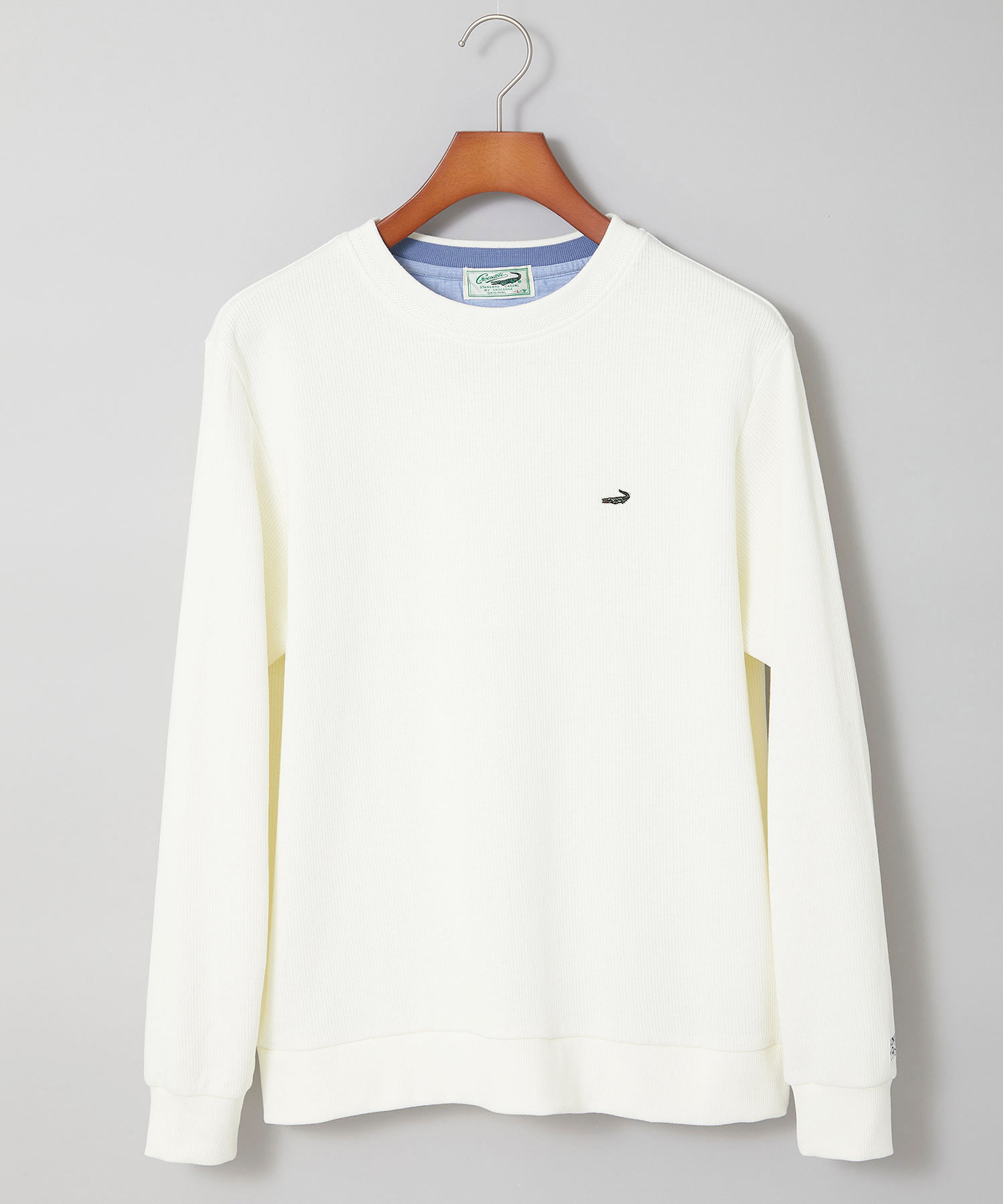 メンズ ワッフル クールネック トレーナー通販 [1002-51201