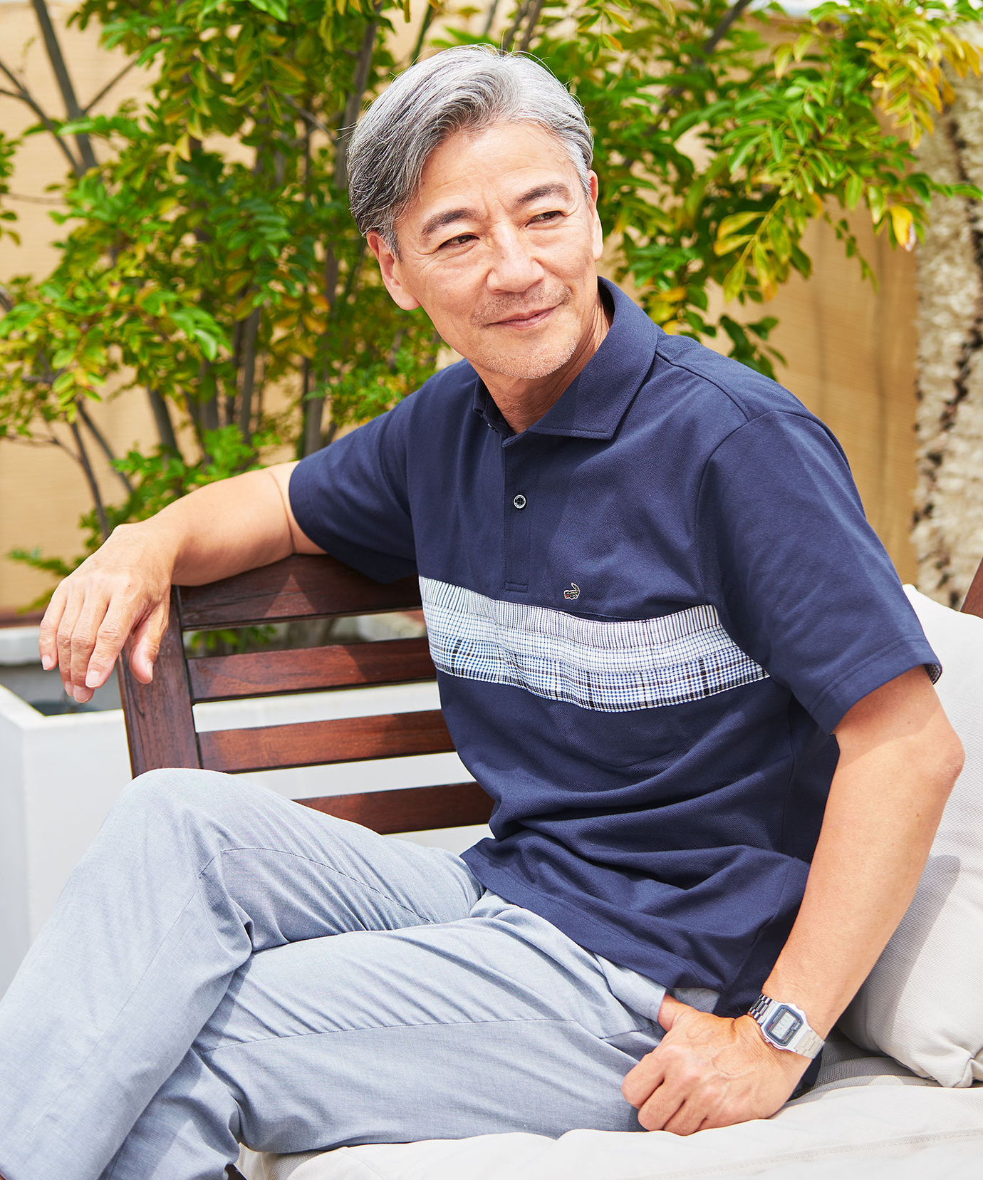 メンズ 切り替えデザイン 鹿の子 ポロシャツ【吸汗速乾】通販 [1002