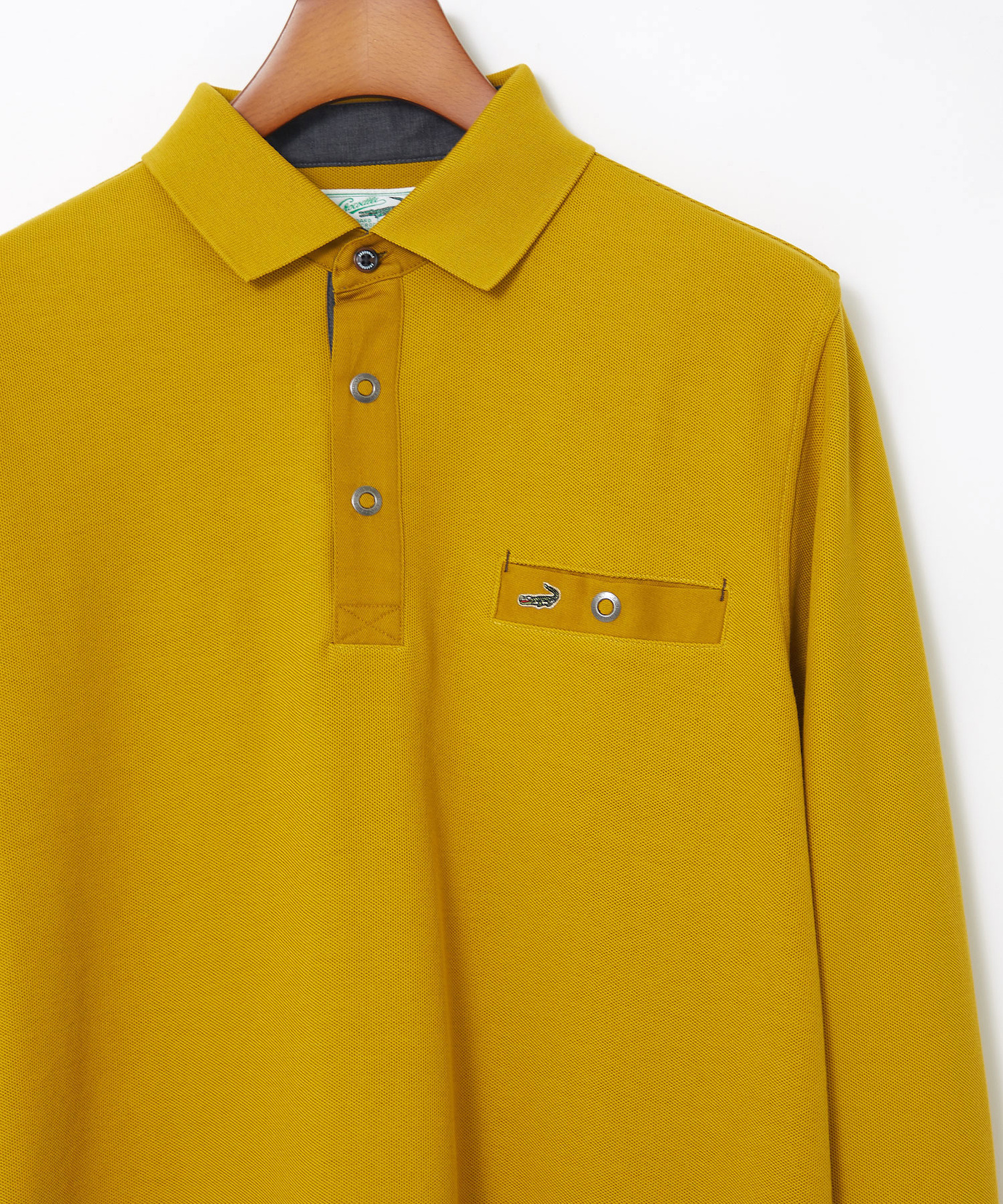 メンズ ハニカム襟 スナップボタン ポロシャツ通販 [1002-55216