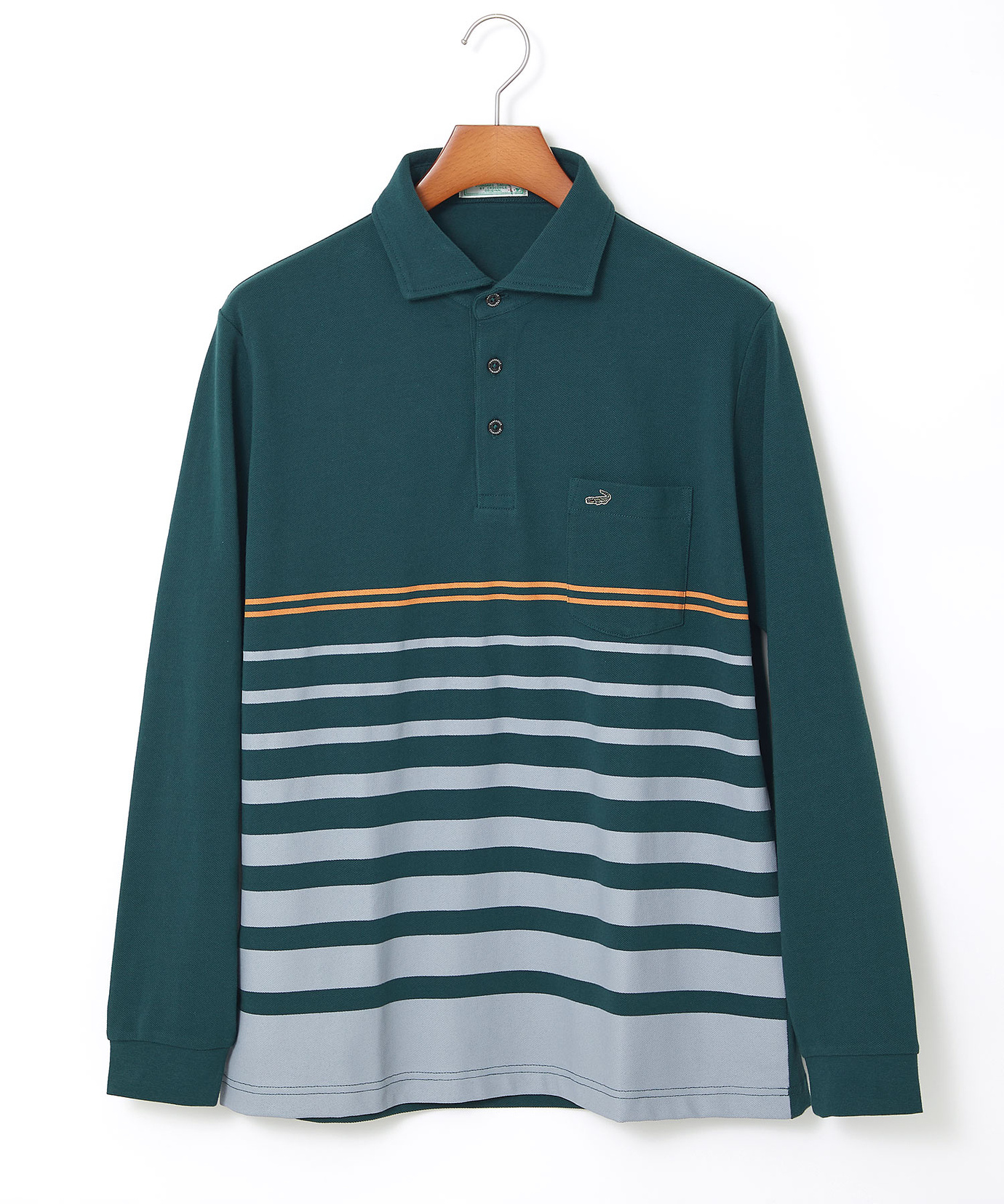 【美品】COMME des GARCONS HOMME 切替ボーダーポロシャツ COMME des GARCONS HOMME コムデギャルソンオムCOMME アウトシーム