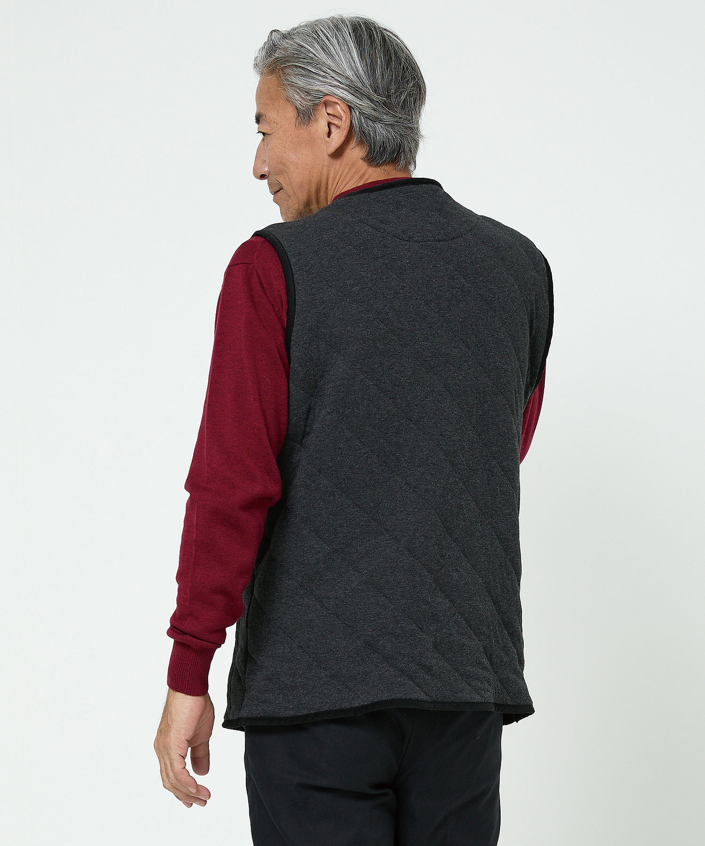 HYSTERIC×WINDANDSEA 裏キルティングベスト　XL グレー HYSTERIC×WINDANDSEA 裏キルティングベスト XL グレー