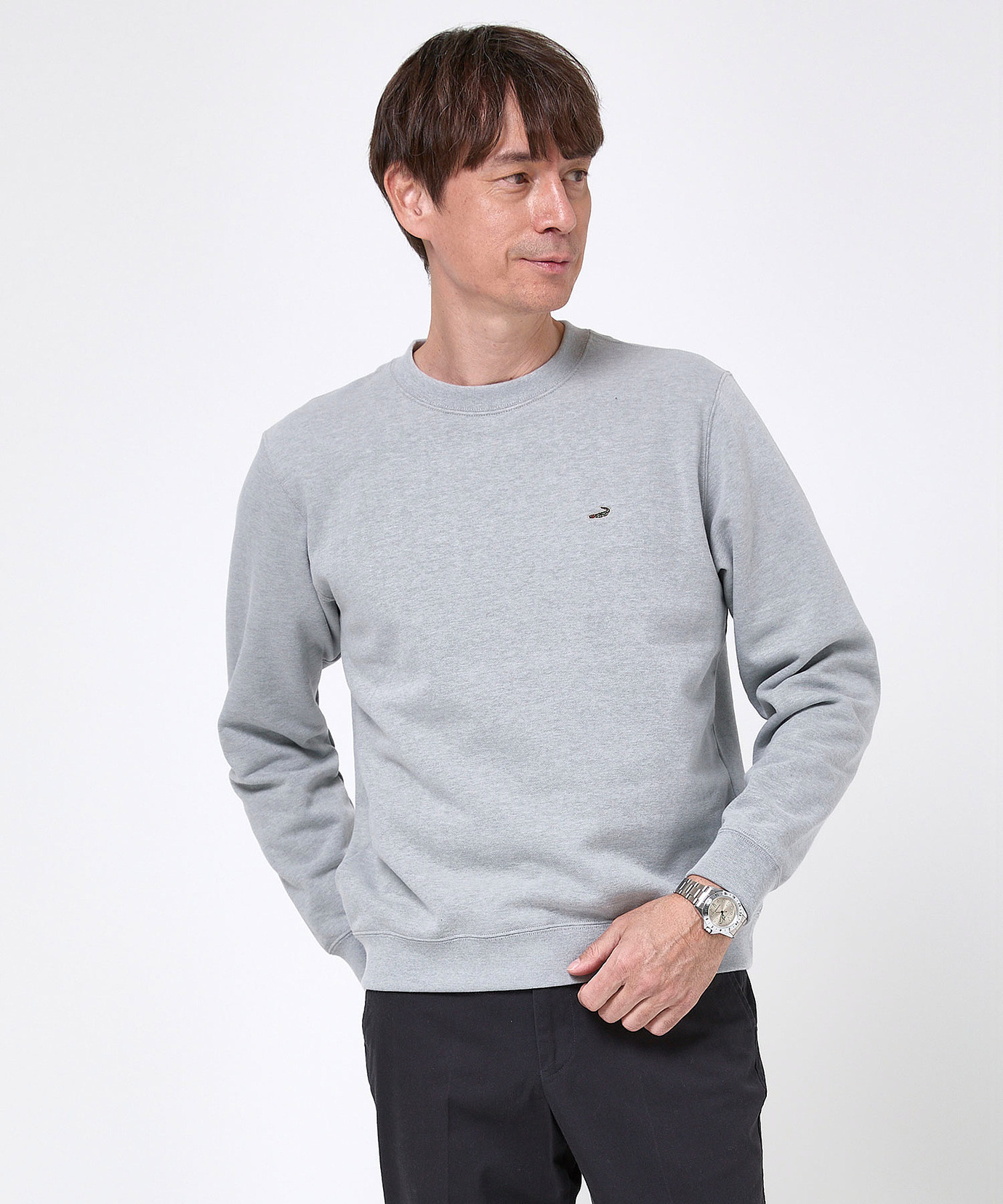 メンズ 裏起毛 クルーネック トレーナー通販 [1002-56208