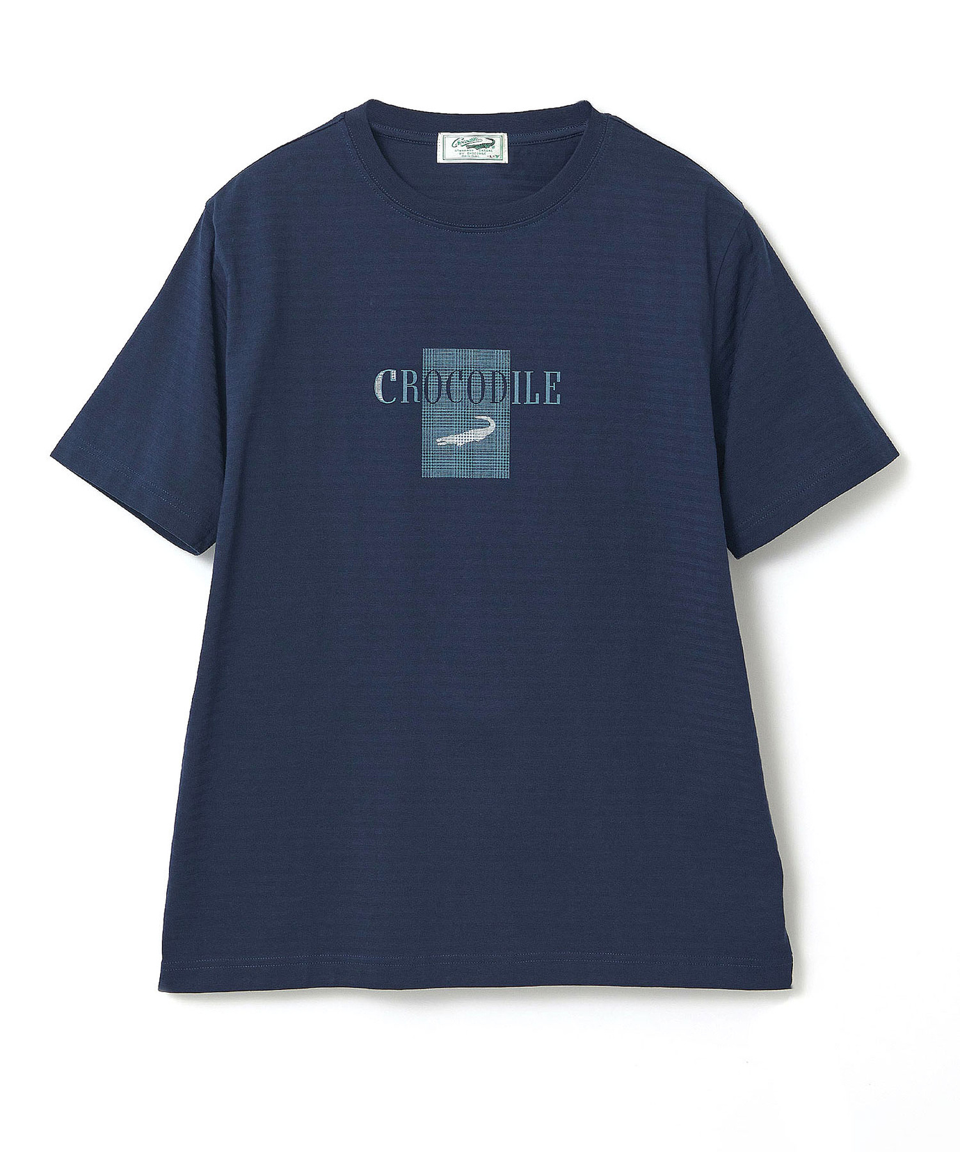 メンズ シャドーボーダー ロゴプリント Tシャツ 【吸汗速乾】通販