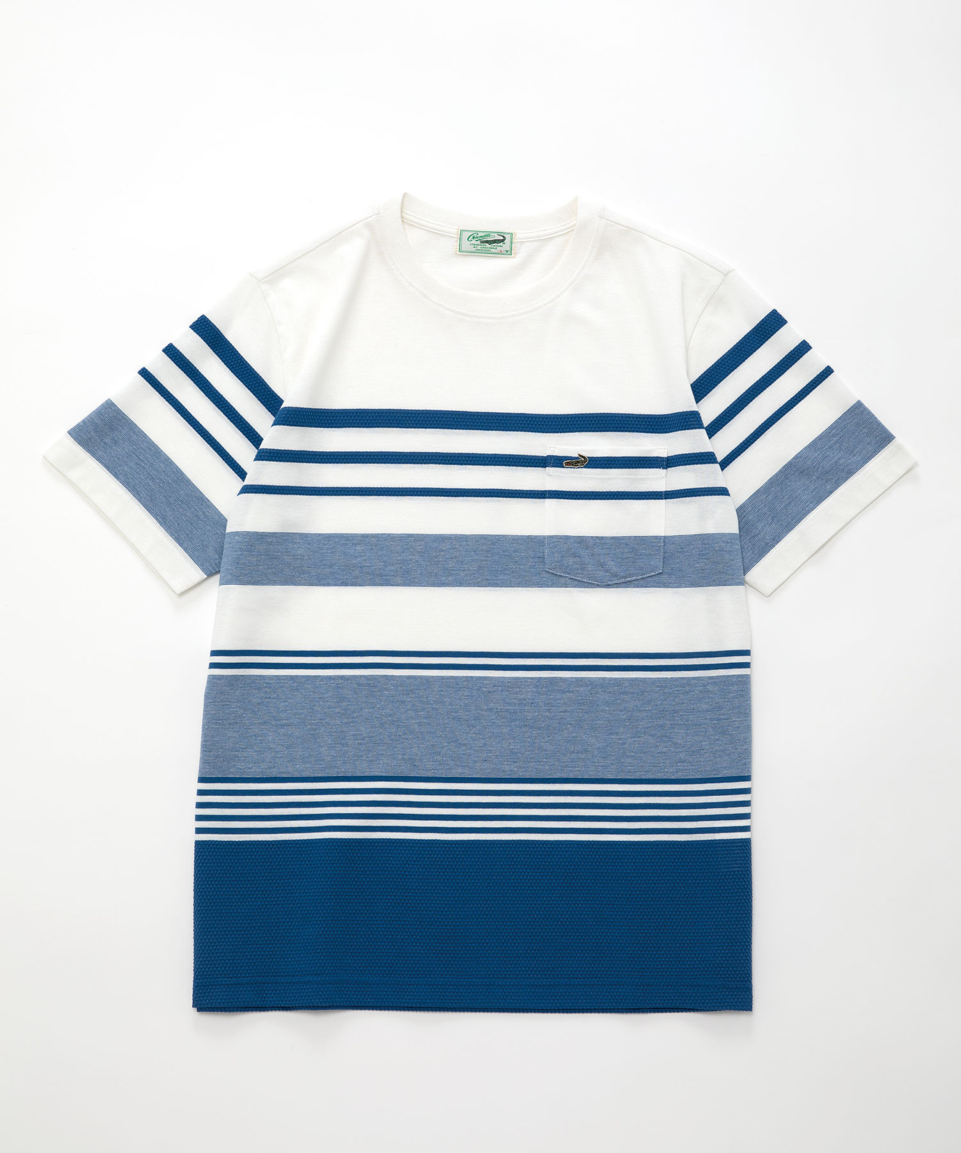 メンズ マルチ パネルボーダー Tシャツ通販 [1002-63236